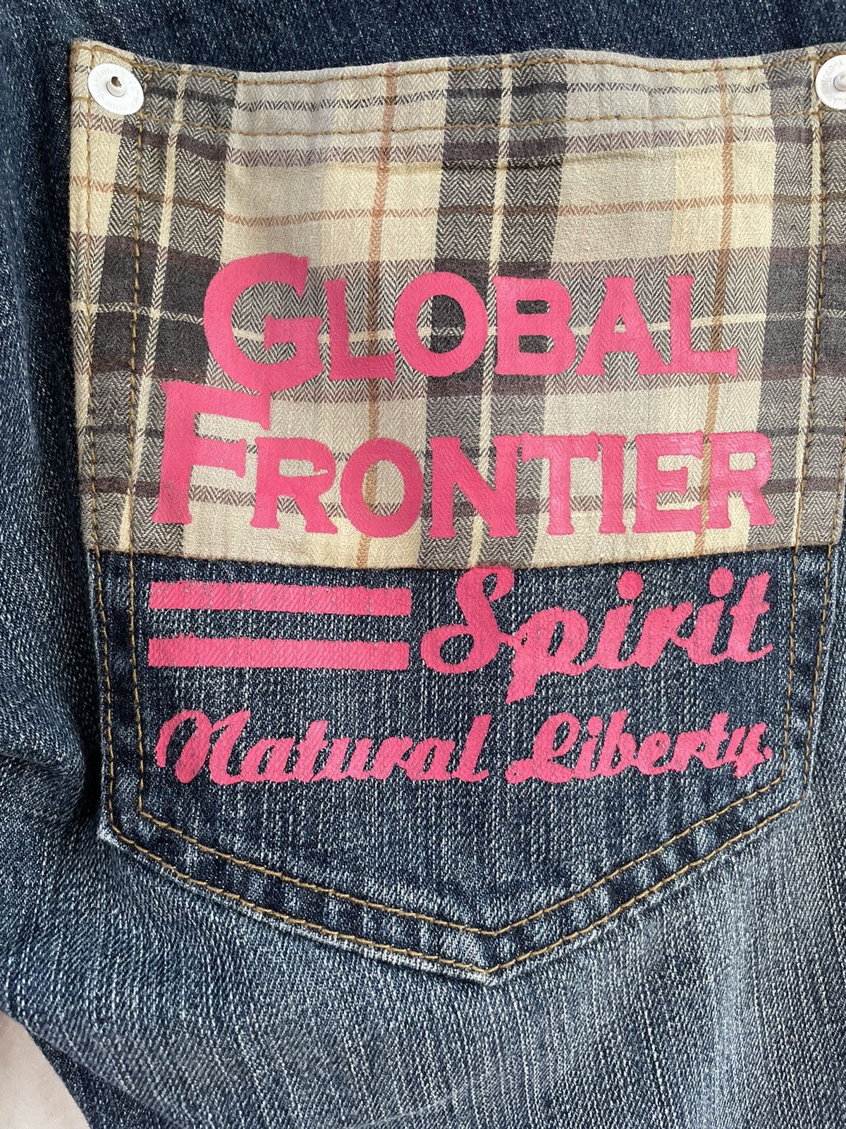 Japanese Brand Double Focus Double Waist Denim Size US 32 / EU 48 - 3 Thumbnail