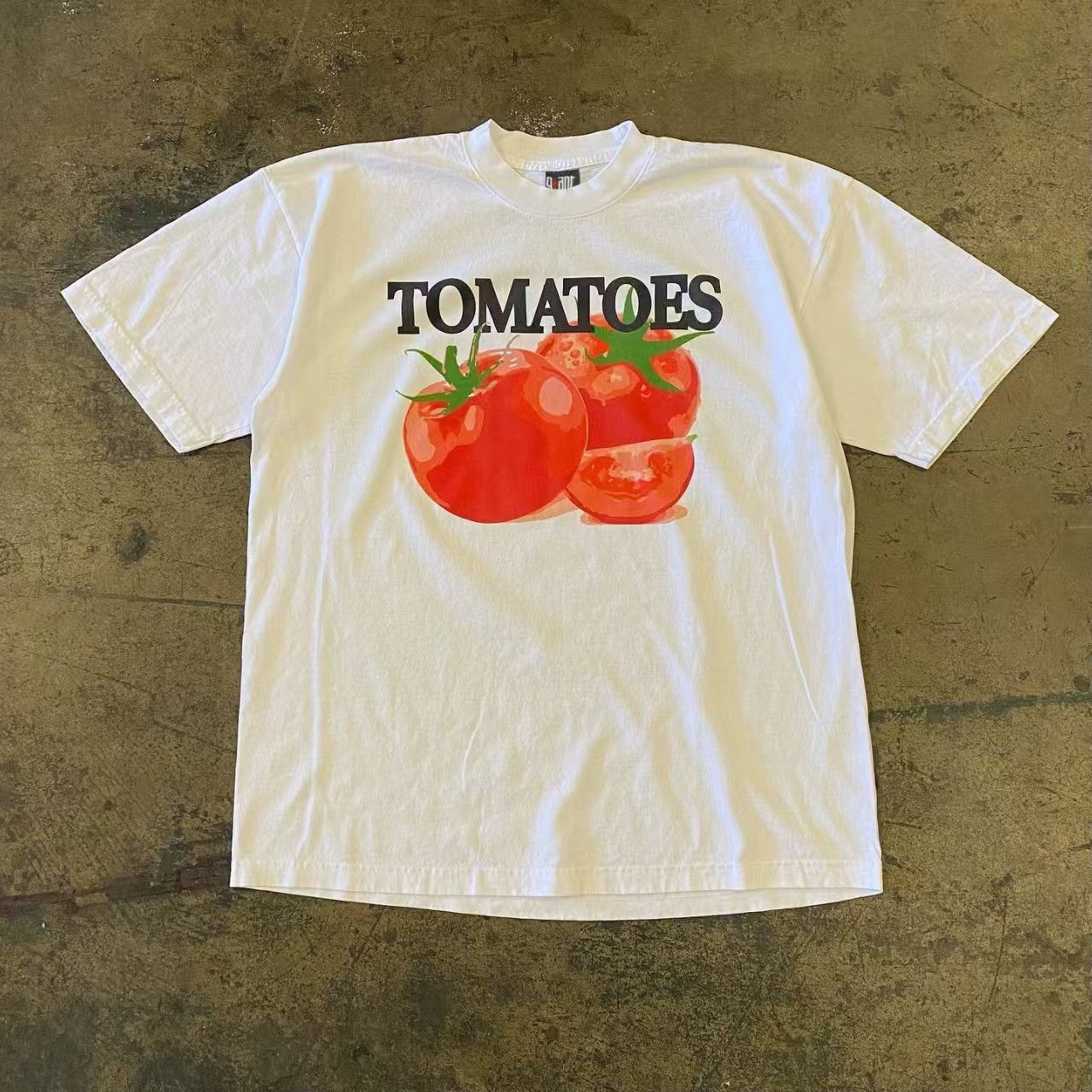 Japanese Brand × Vintage Tomato print white casual retro t-shirt Size US M / EU 48-50 / 2 - 1 Thumbnail