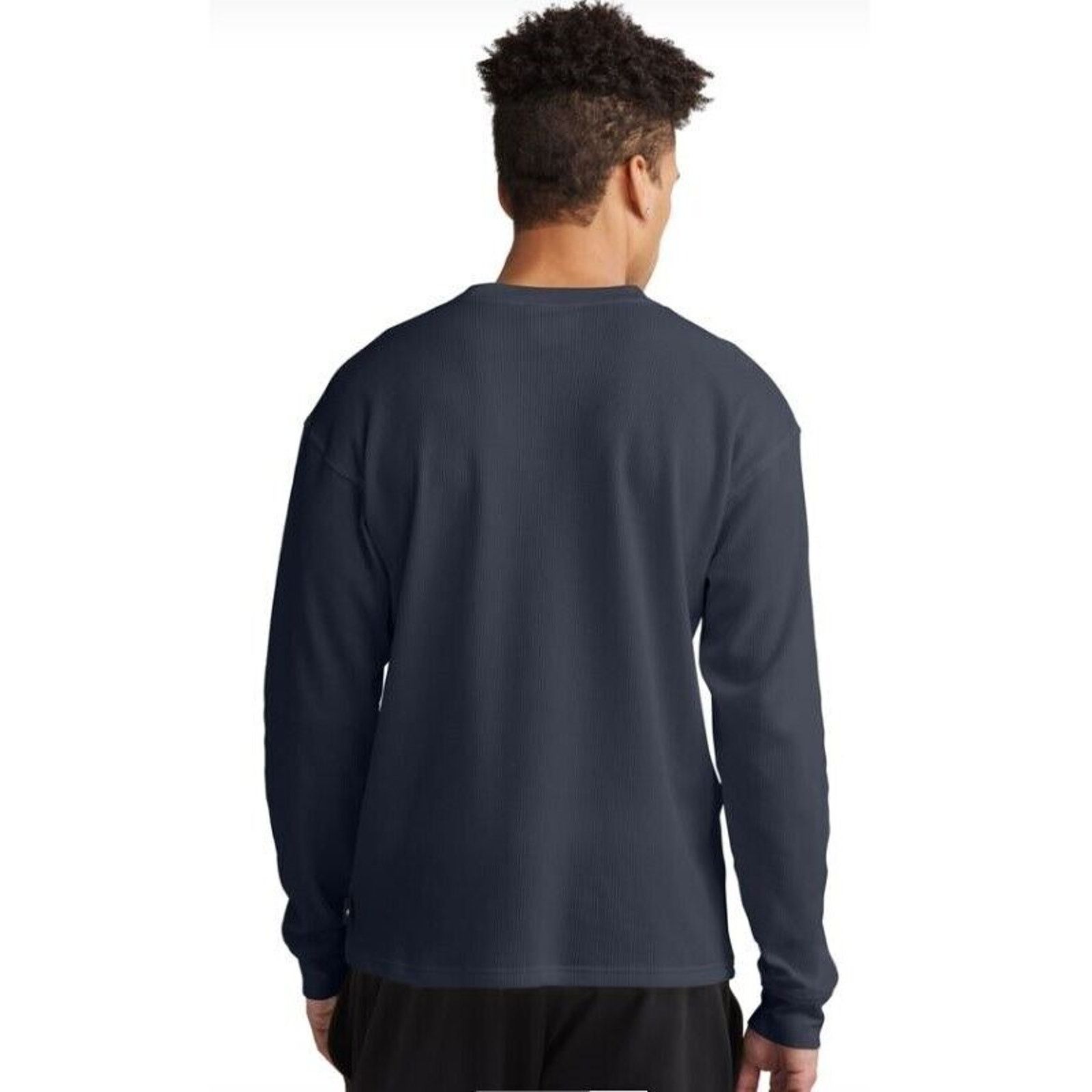 Champion Champion Men's Navy Blue Long Sleeve T-shirt Size 3XL Size US XXL / EU 58 / 5 - 3 Thumbnail