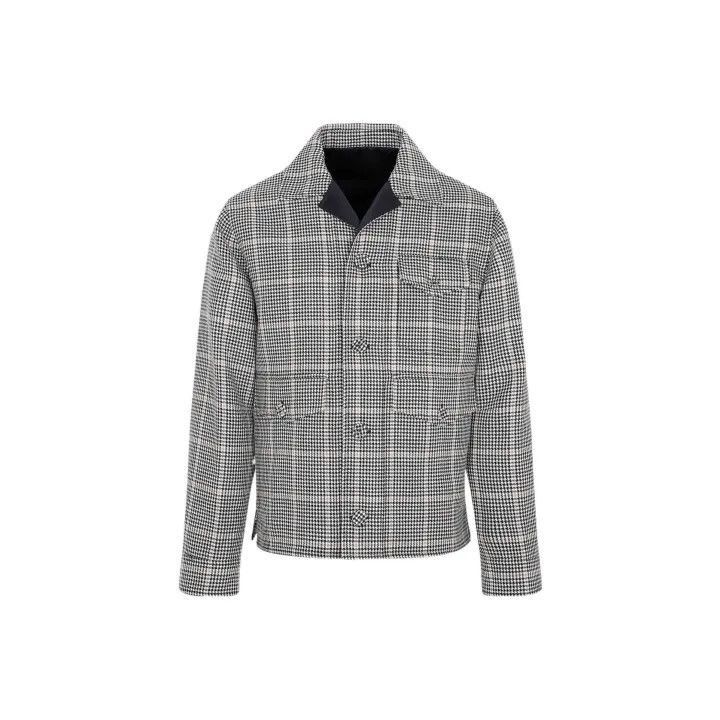 Dior Dior Dior Color Block Plaid Long Sleeve Jacket 0079-2507 Size US L / EU 52-54 / 3 - 1 Thumbnail