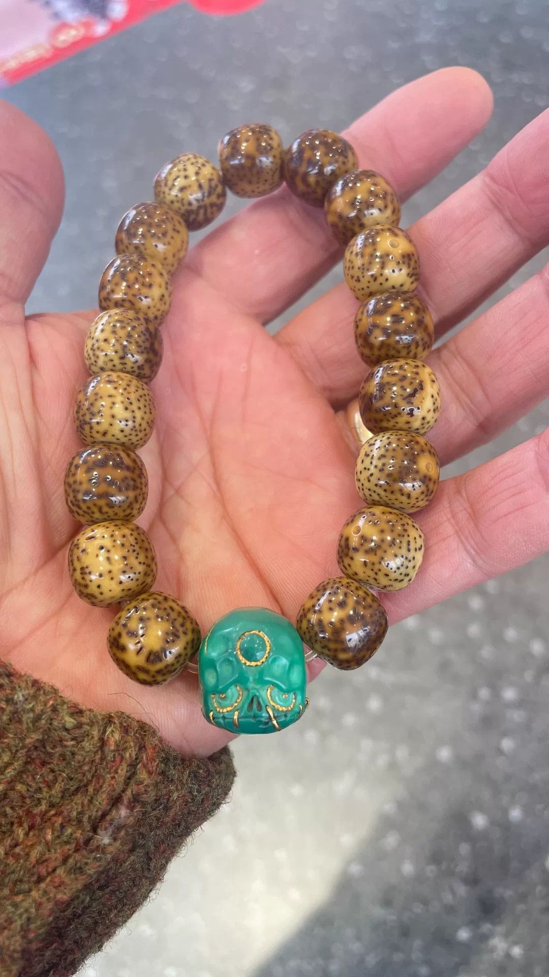 Japanese Brand Star Moon Bodhi Turquoise Bracelet Size ONE SIZE - 1 Thumbnail
