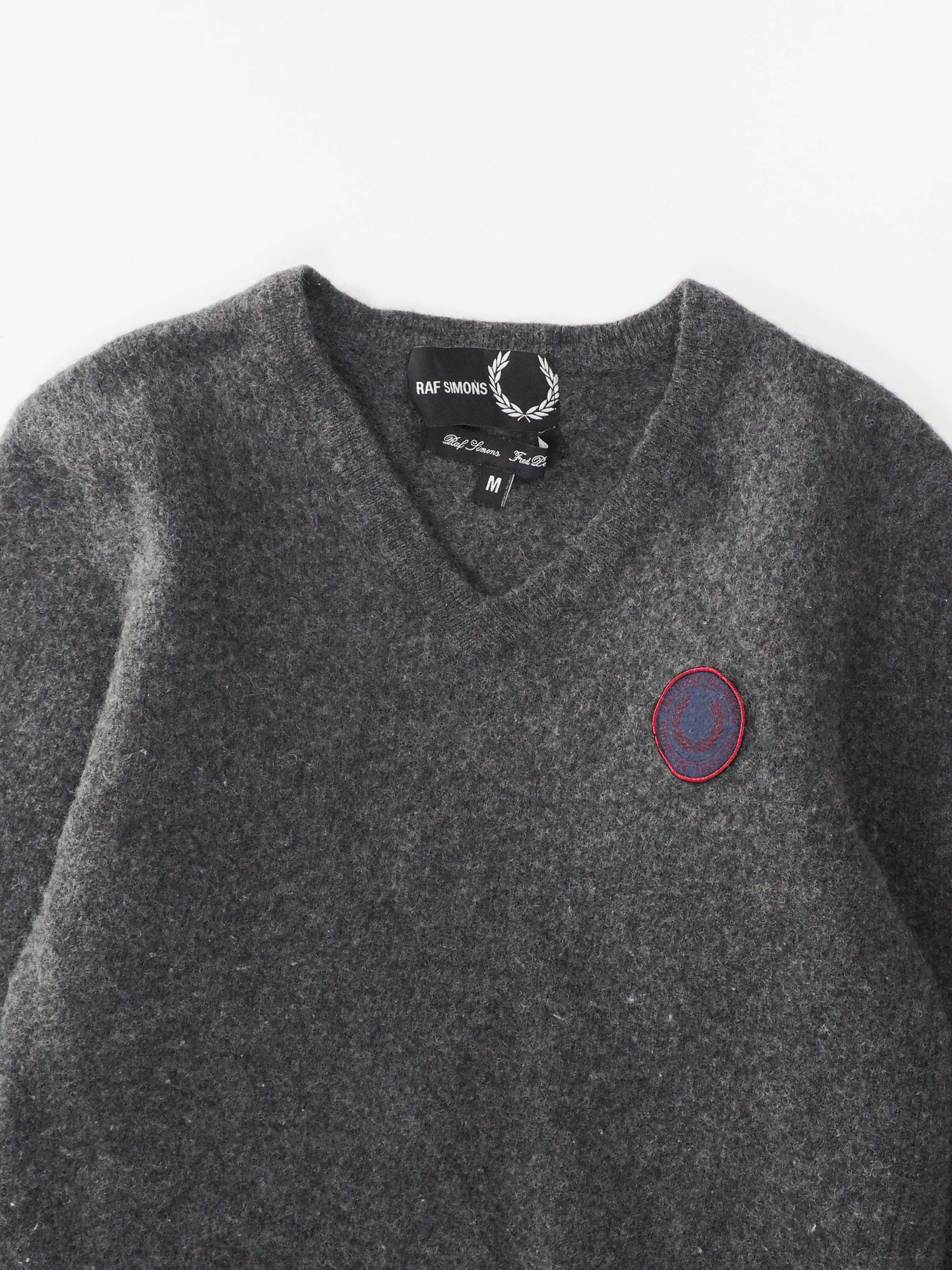 Fred Perry × Raf Simons Fred Perry x Raf Simons V neck sweater Size S / US 4 / IT 40 - 3 Thumbnail