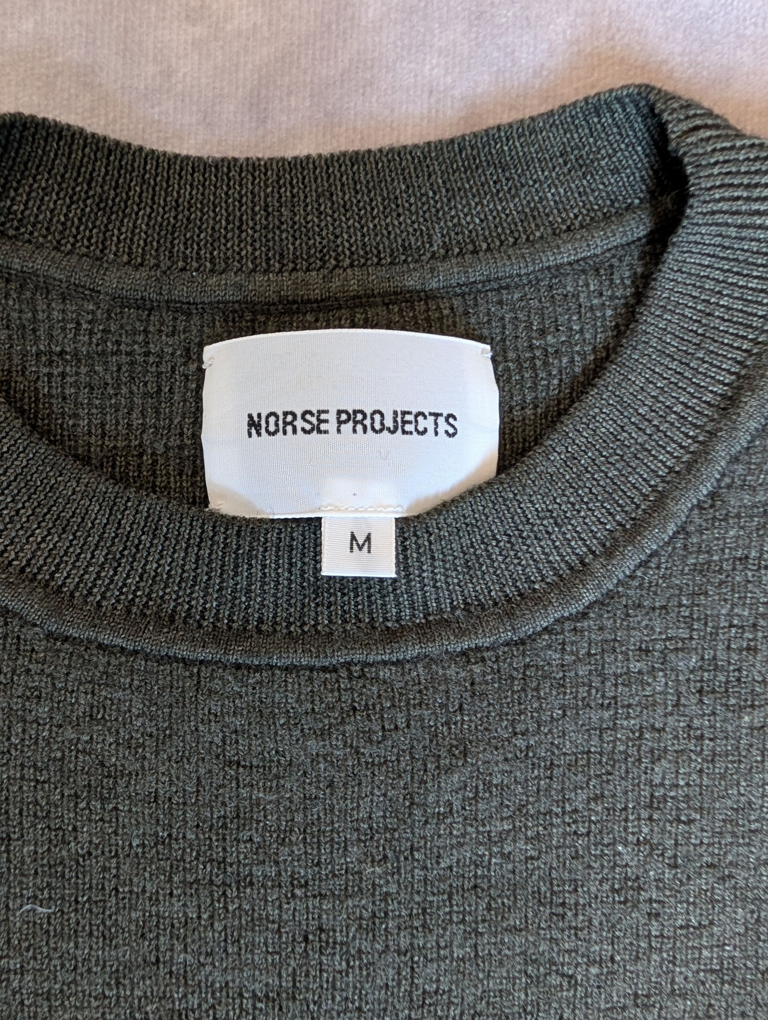 Norse Projects Sigfred Garment Dye Merino Sweater Size US M / EU 48-50 / 2 - 3 Thumbnail