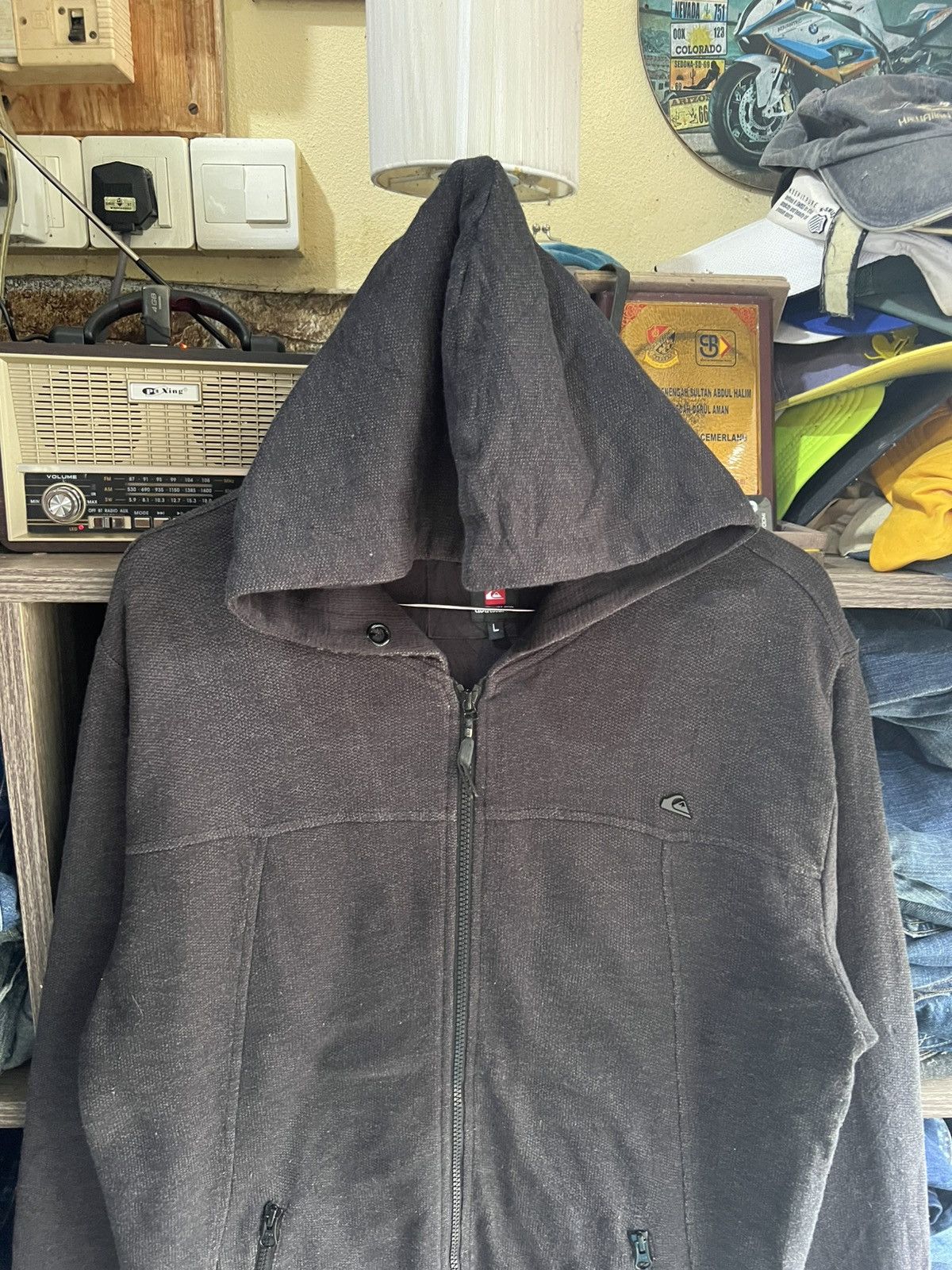 Quiksilver 🔥Quiksilver Small Logo Zipper Hoodie Size US M / EU 48-50 / 2 - 4 Thumbnail
