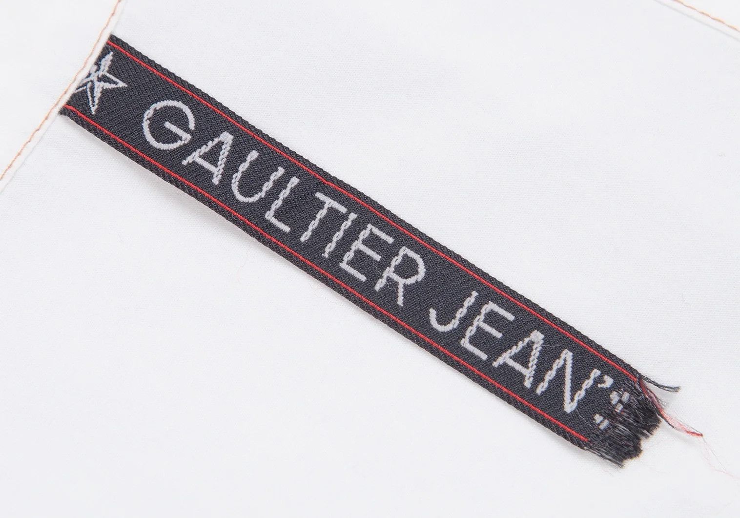 Jean Paul Gaultier Velcro Pocket Design Shirt in White Size 40 Size US XXS / EU 40 - 5 Thumbnail