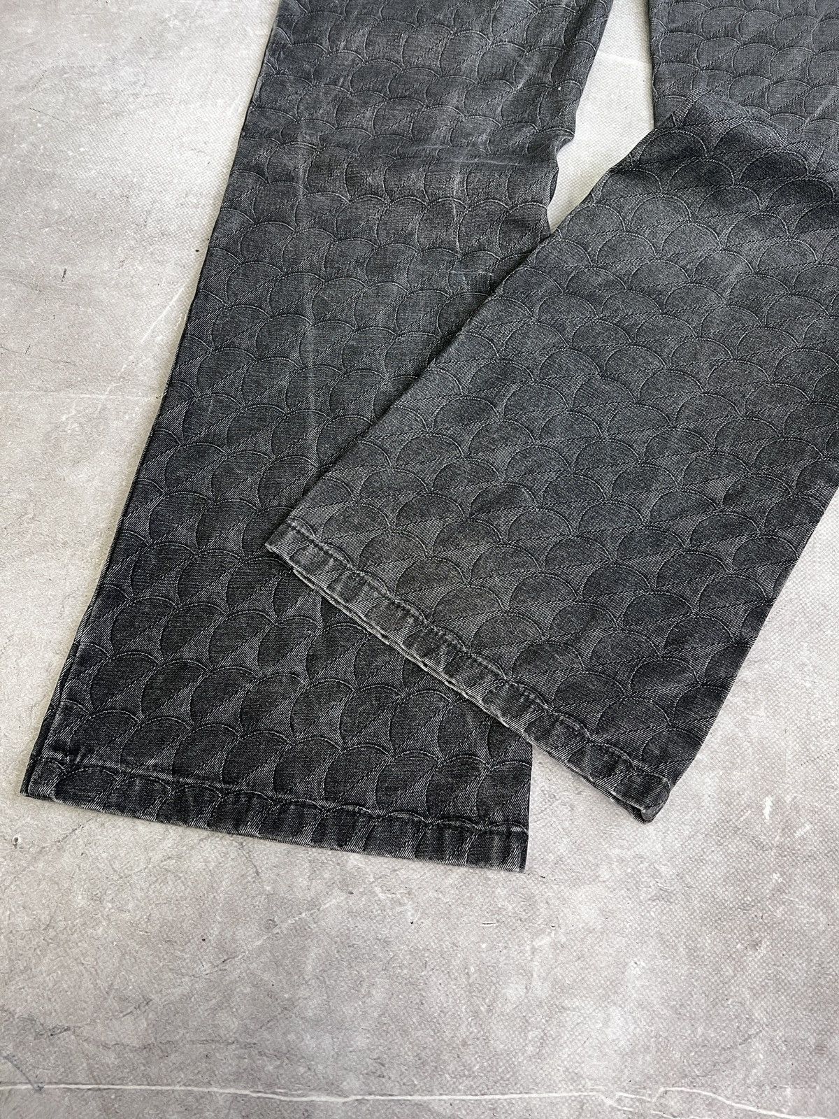 Tornado Mart Rare Japanese flared crazy pattern flared jeans tornado mart Size US 32 / EU 48 - 12 Thumbnail