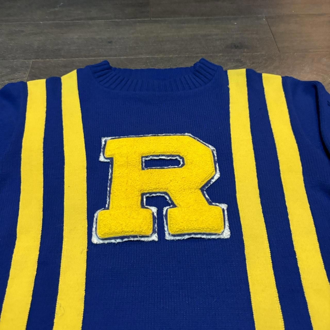 Vintage R University Pepster Hall Cheerleader Knit Sweater