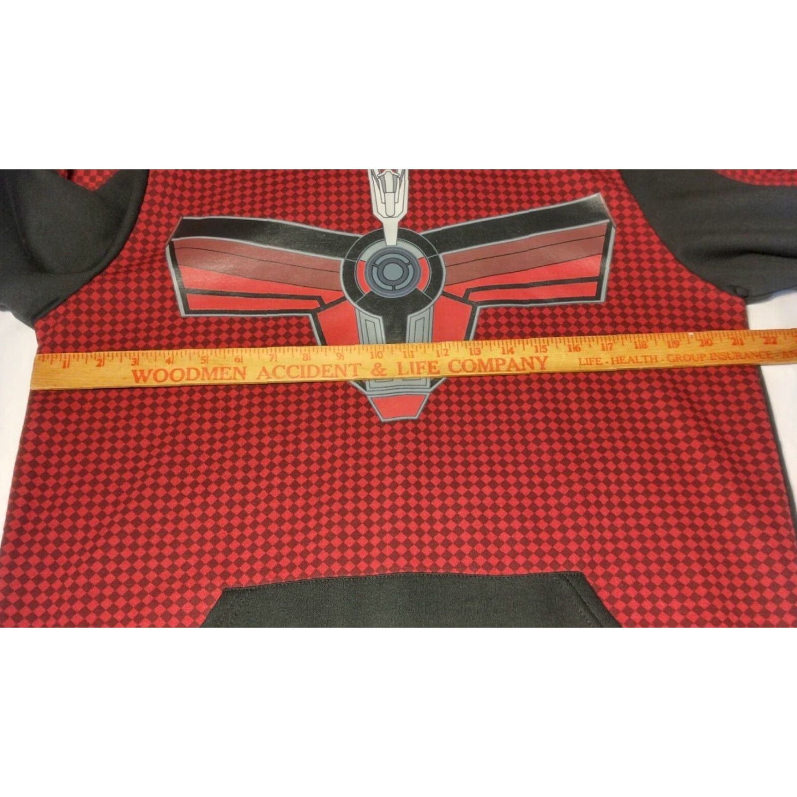 Vintage VINTAGE Marvel Ant Man Quantumania Hoodie Shirt M Red Checkered Cosplay Pullover Hooded Sweatshirt Mens Size US M / EU 48-50 / 2 - 4 Thumbnail