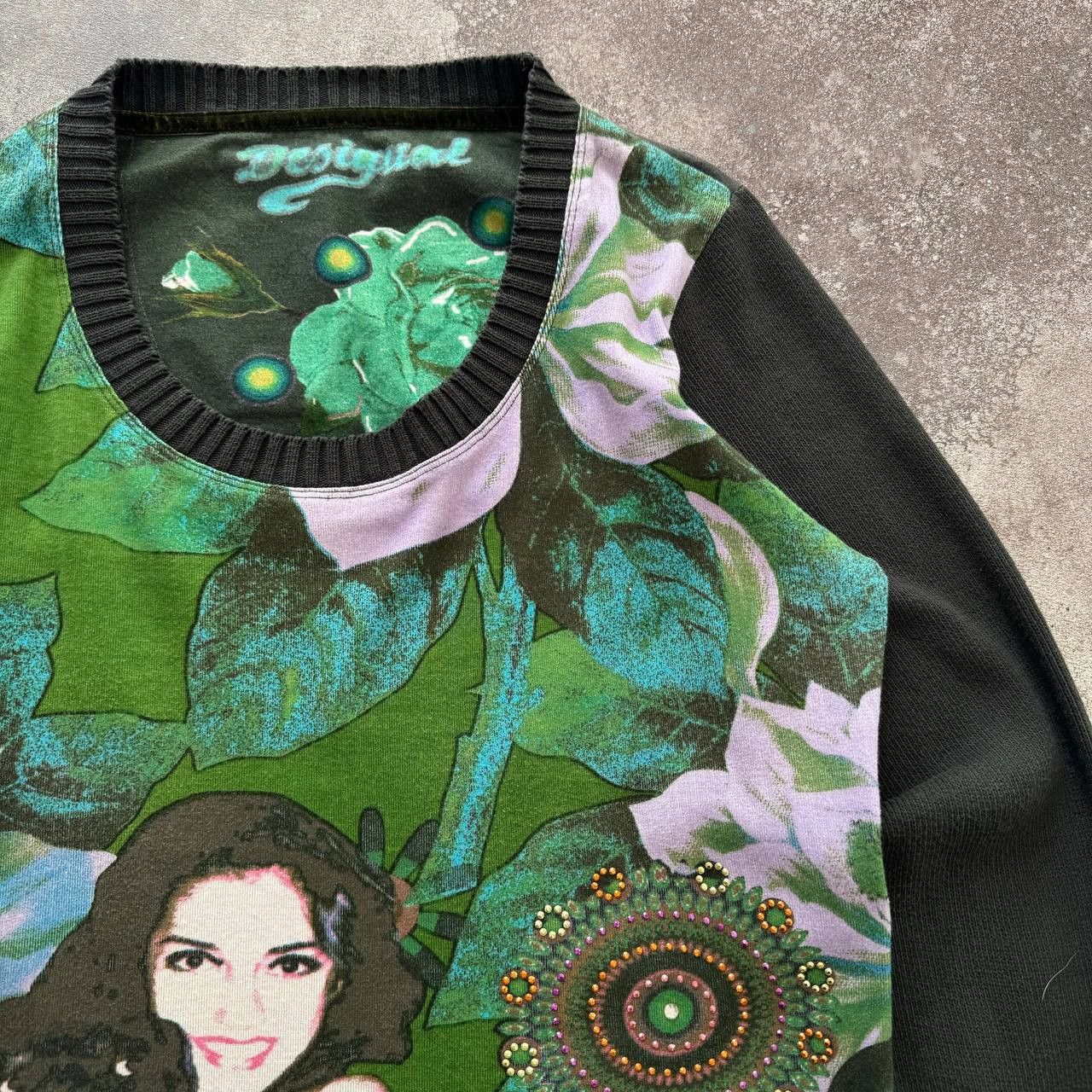 Hysteric Glamour × Japanese Brand × Vintage Desigual Archive Vintage Amazing Long Sleeve Top Size L / US 10 / IT 46 - 3 Thumbnail