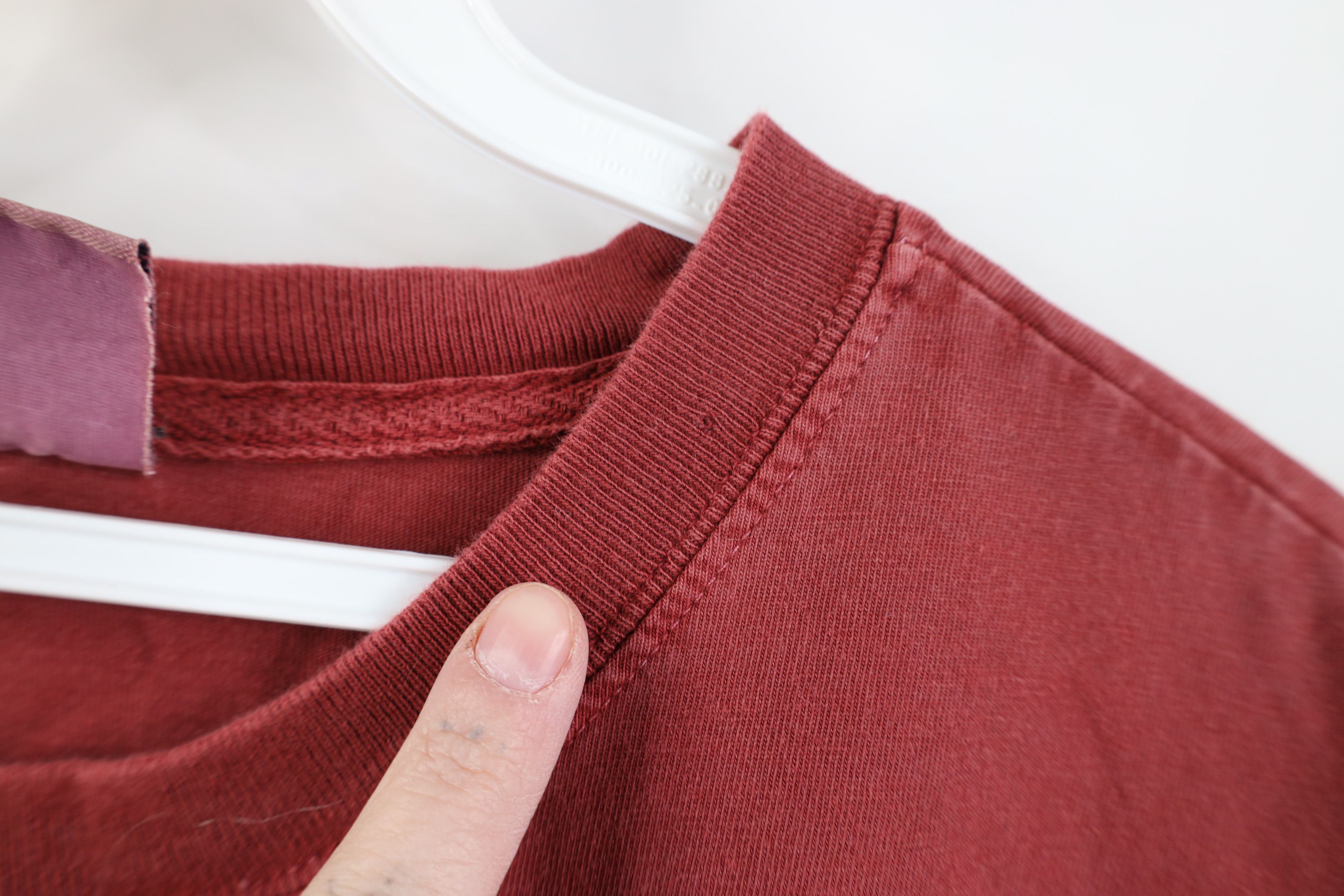 Woolrich Woolen Mills Vintage 90s Woolrich Heavy Stonewash Long Sleeve T-Shirt Red Size US XL / EU 56 / 4 - 4 Thumbnail