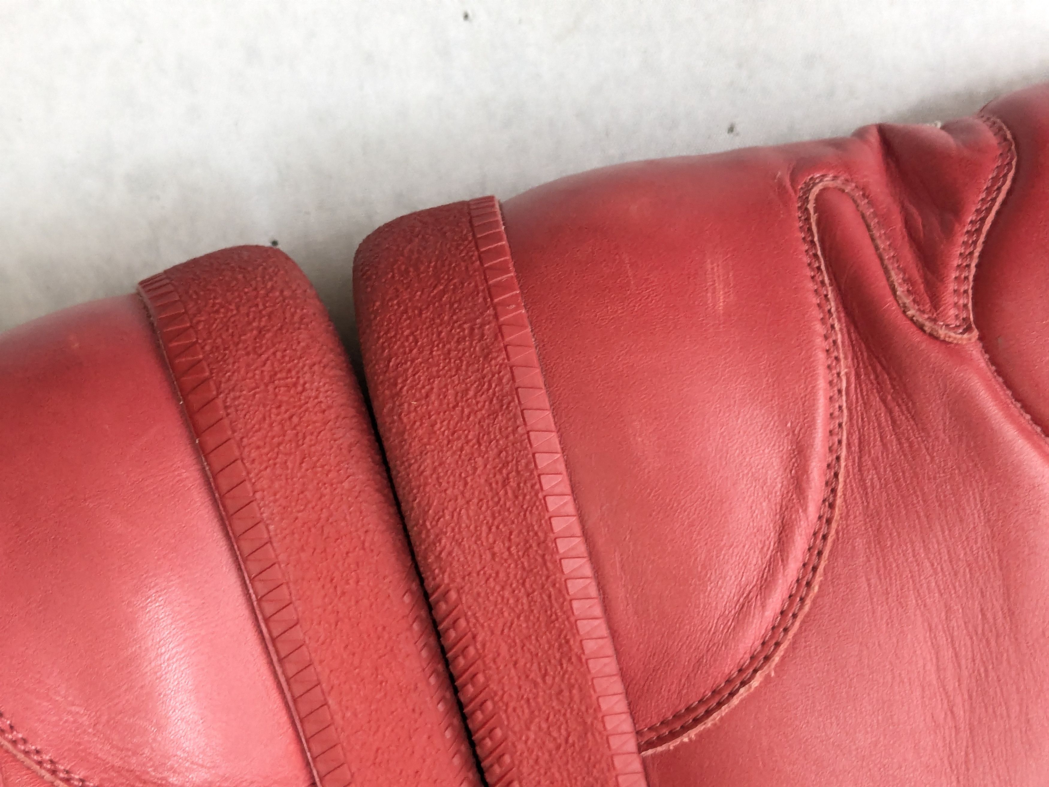 Maison Margiela Maison Margiela Clinic Sneakers Red 11 44 High Tops Leather Size US 11 / EU 44 - 13 Thumbnail