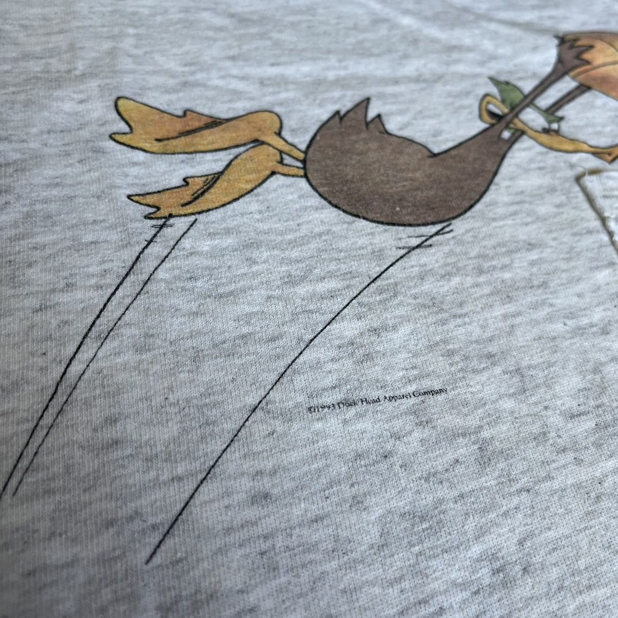 Duck Head Vintage 1993 Duck Head Basketball Dunking Pocket Graphic Tee Size US L / EU 52-54 / 3 - 8 Thumbnail