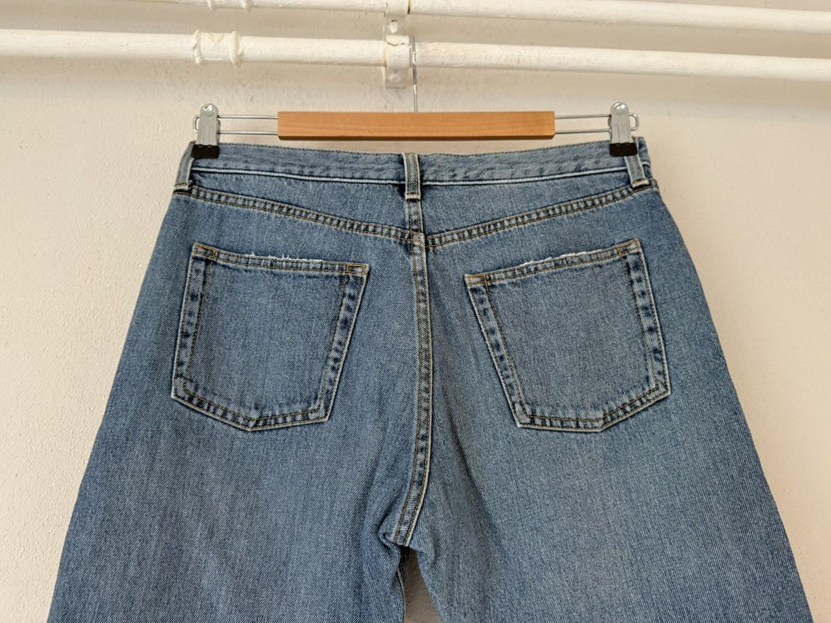 Saint Laurent Paris Saint Laurent Paris Distressed Slim Jeans Blue Denim Size 31 Size US 31 - 10 Thumbnail