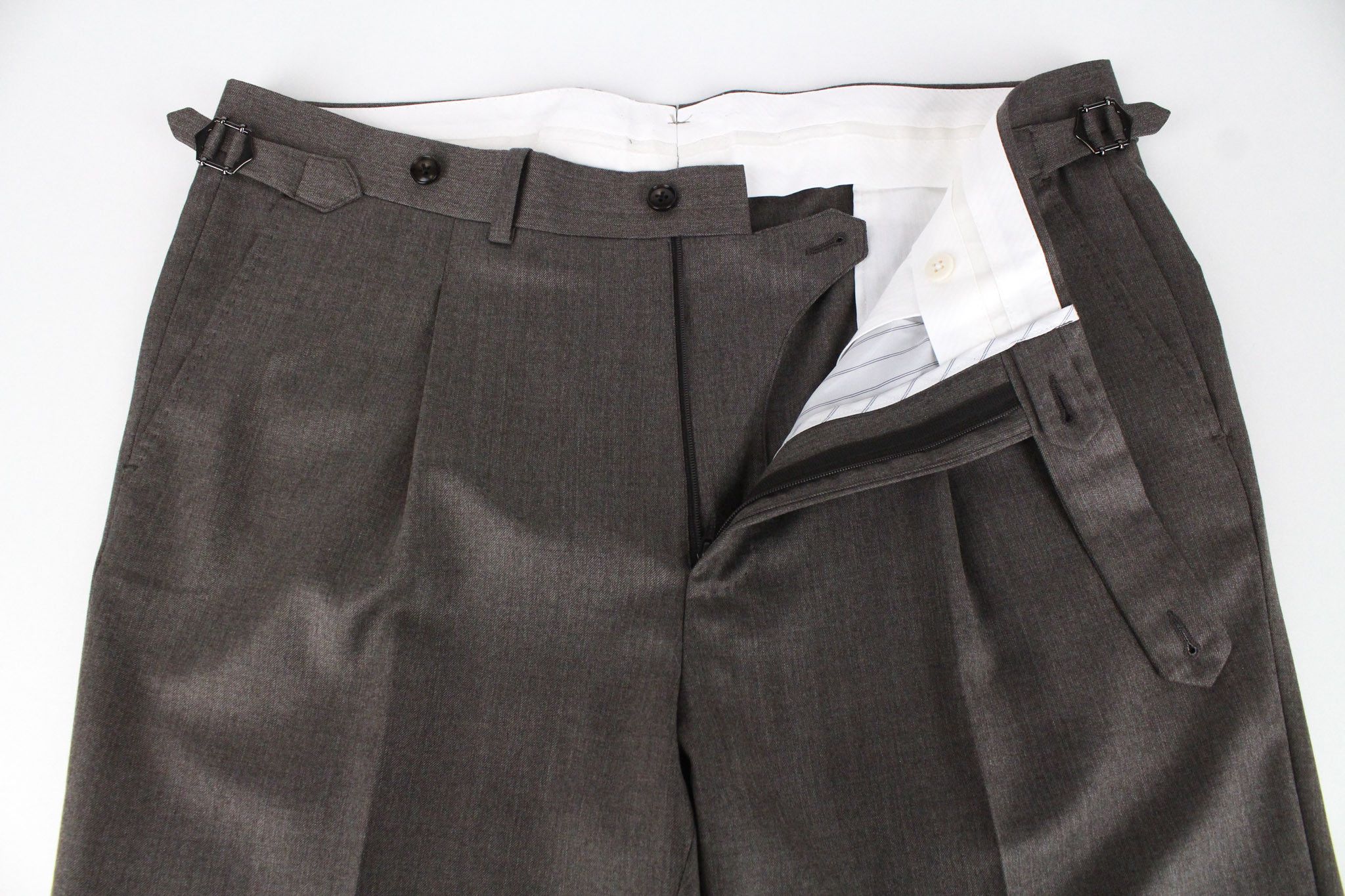 Suitsupply VIGO UK40L Brown Wool Lined 72313 Size 40L - 3 Thumbnail