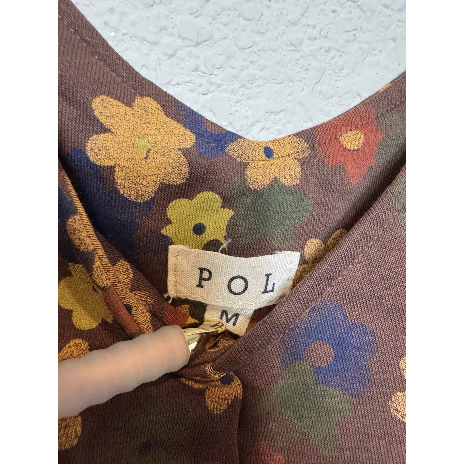 Other POL Floral Print Jumpsuit Boho Patchwork Retro Oversized M Size 32" / US 10 / IT 46 - 6 Thumbnail