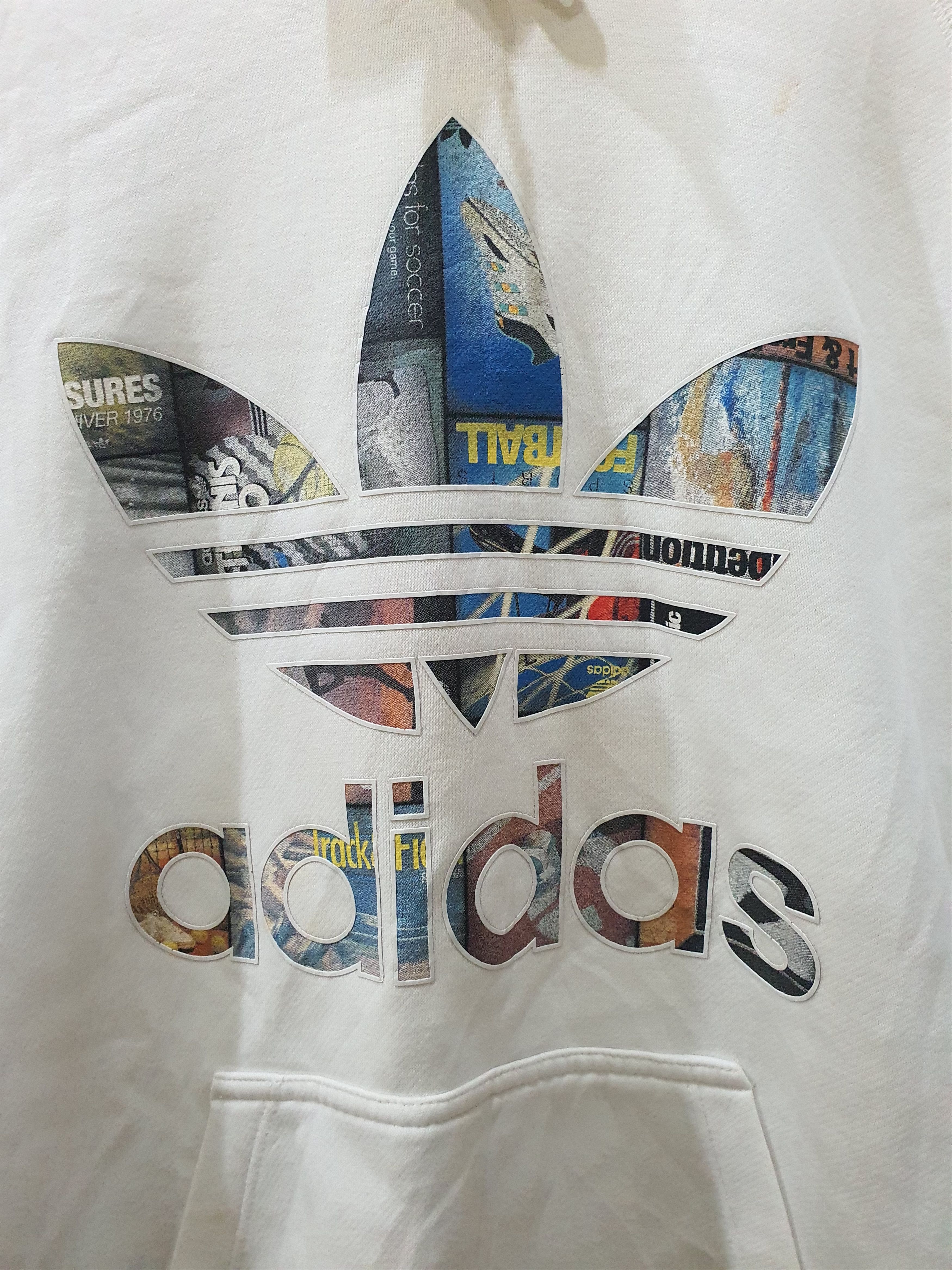 Adidas vintage Adidas Trefoil hoodie Size US L / EU 52-54 / 3 - 6 Thumbnail