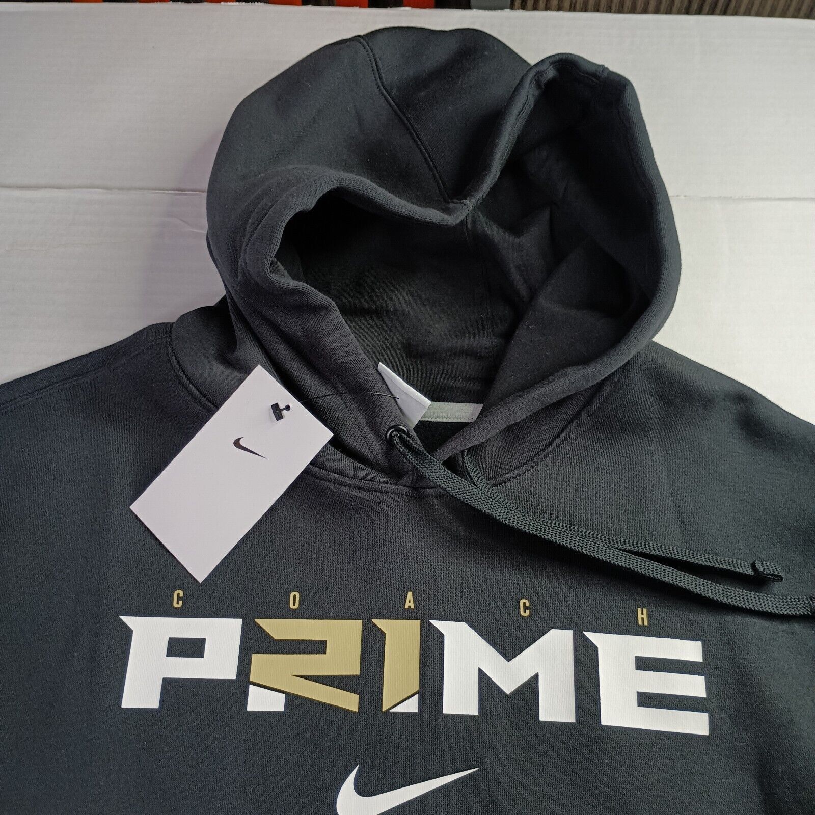 Nike Nike Coach Prime Deion Sanders 2.0 Club Hoodie Mens XL Black Size US XL / EU 56 / 4 - 4 Thumbnail