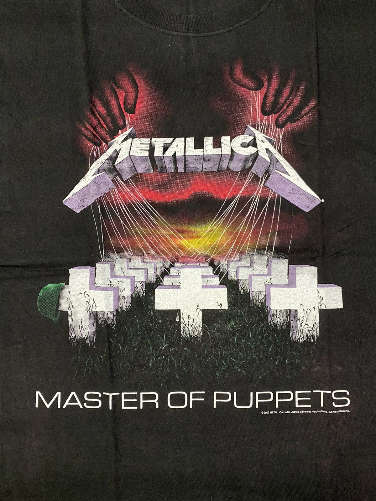 Vintage Metallica Master Puppets 2007
