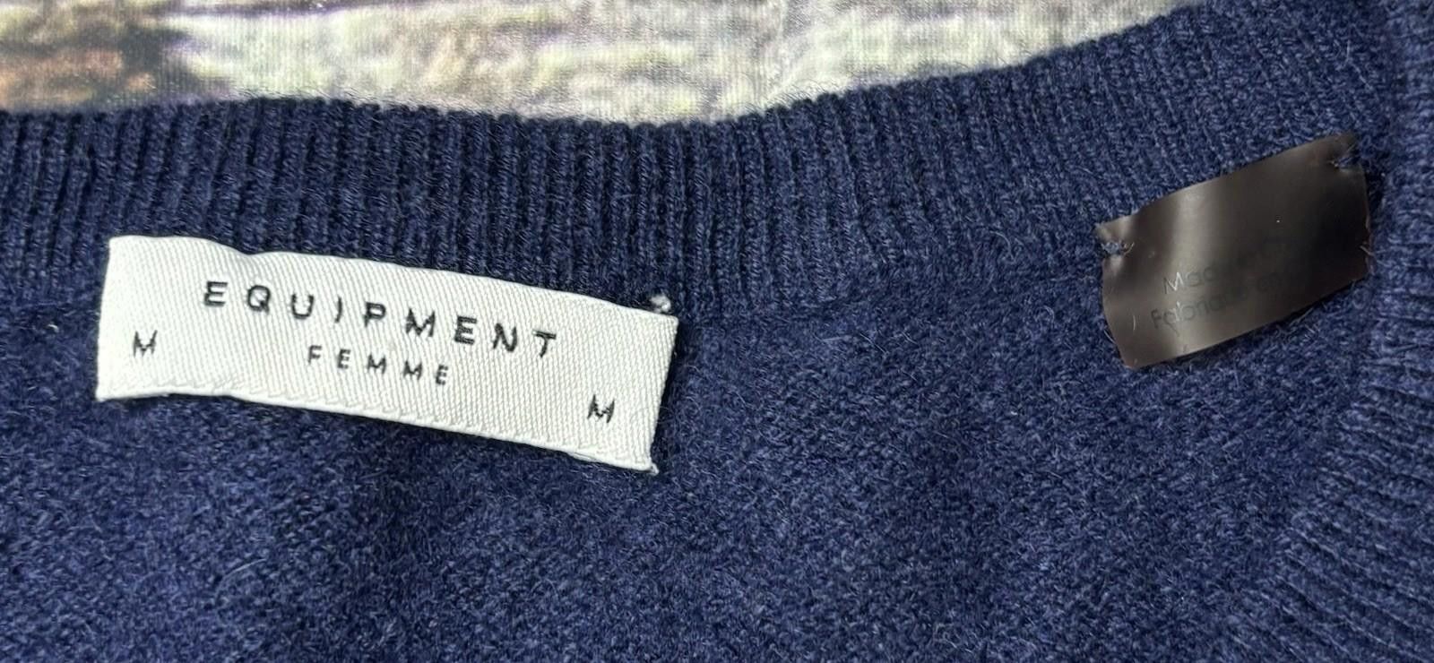 Other Equipment Femme Cashmere Sweater Womens Medium Striped Size M / US 6-8 / IT 42-44 - 2 Thumbnail