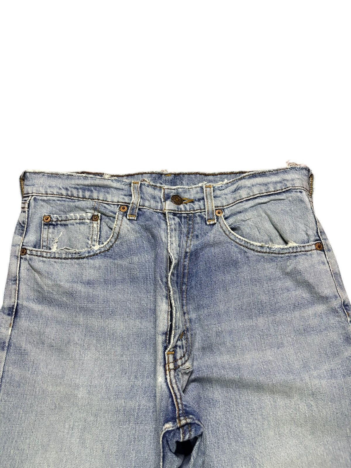 Levi's Vintage 90s Levis 503 Faded Wash Distressed Loose Jeans Size US 32 / EU 48 - 4 Thumbnail