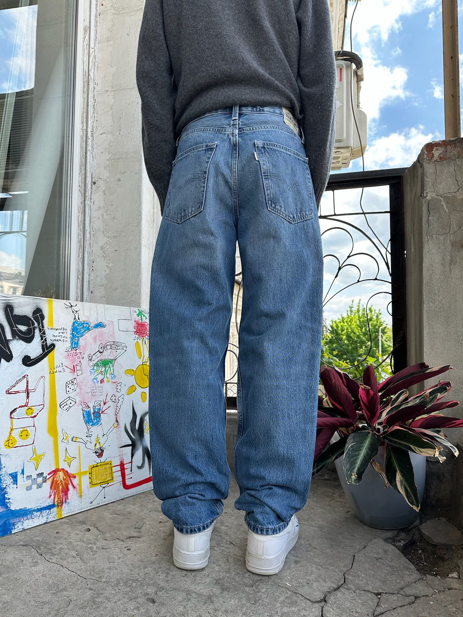 Levi's Vintage Y2K Levis Silvertab Baggy Jeans loose Size US 30 / EU 46 - 1 Thumbnail