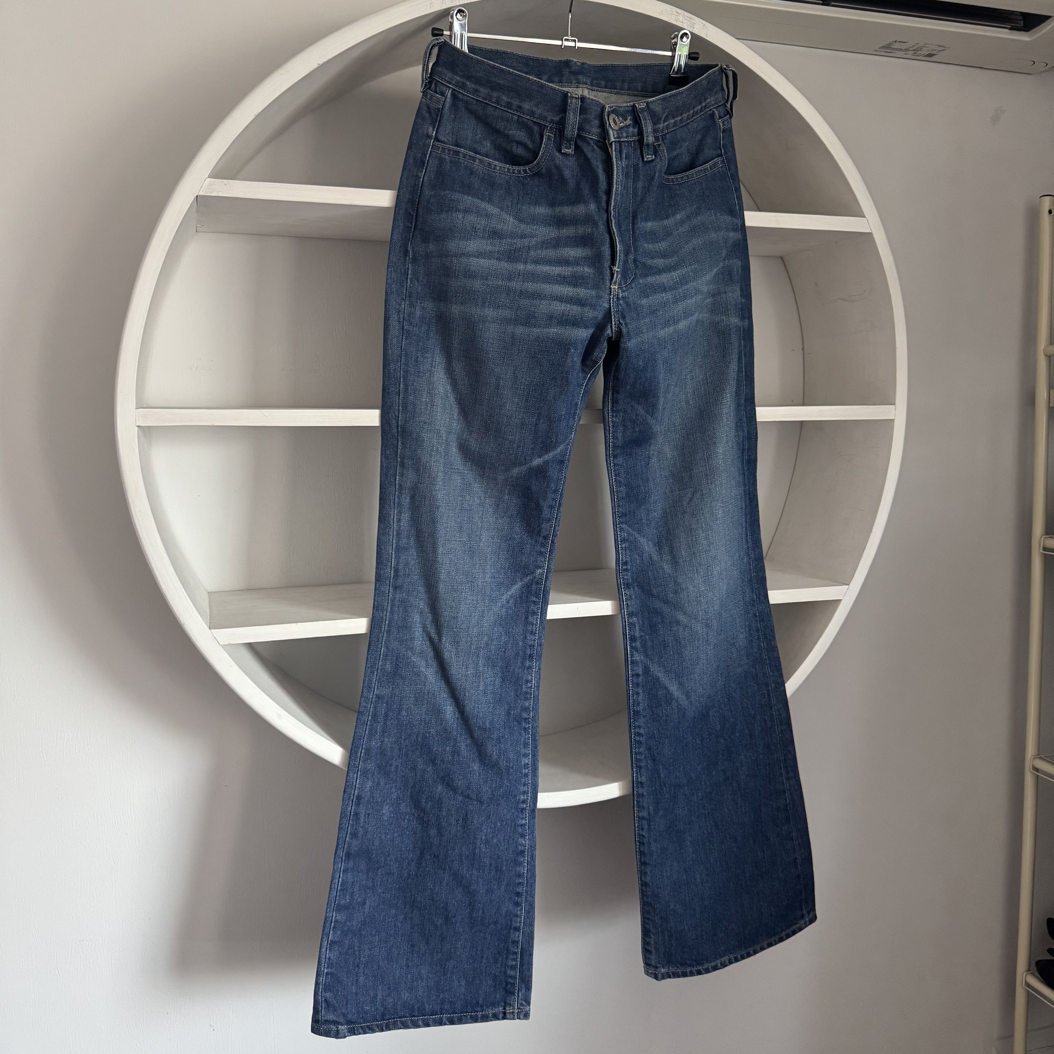 Diesel Women's DIESEL Vintage Bootcut Wide Low Rise Jeans Size 27 Size 27" / US 4 / IT 40 - 2 Thumbnail