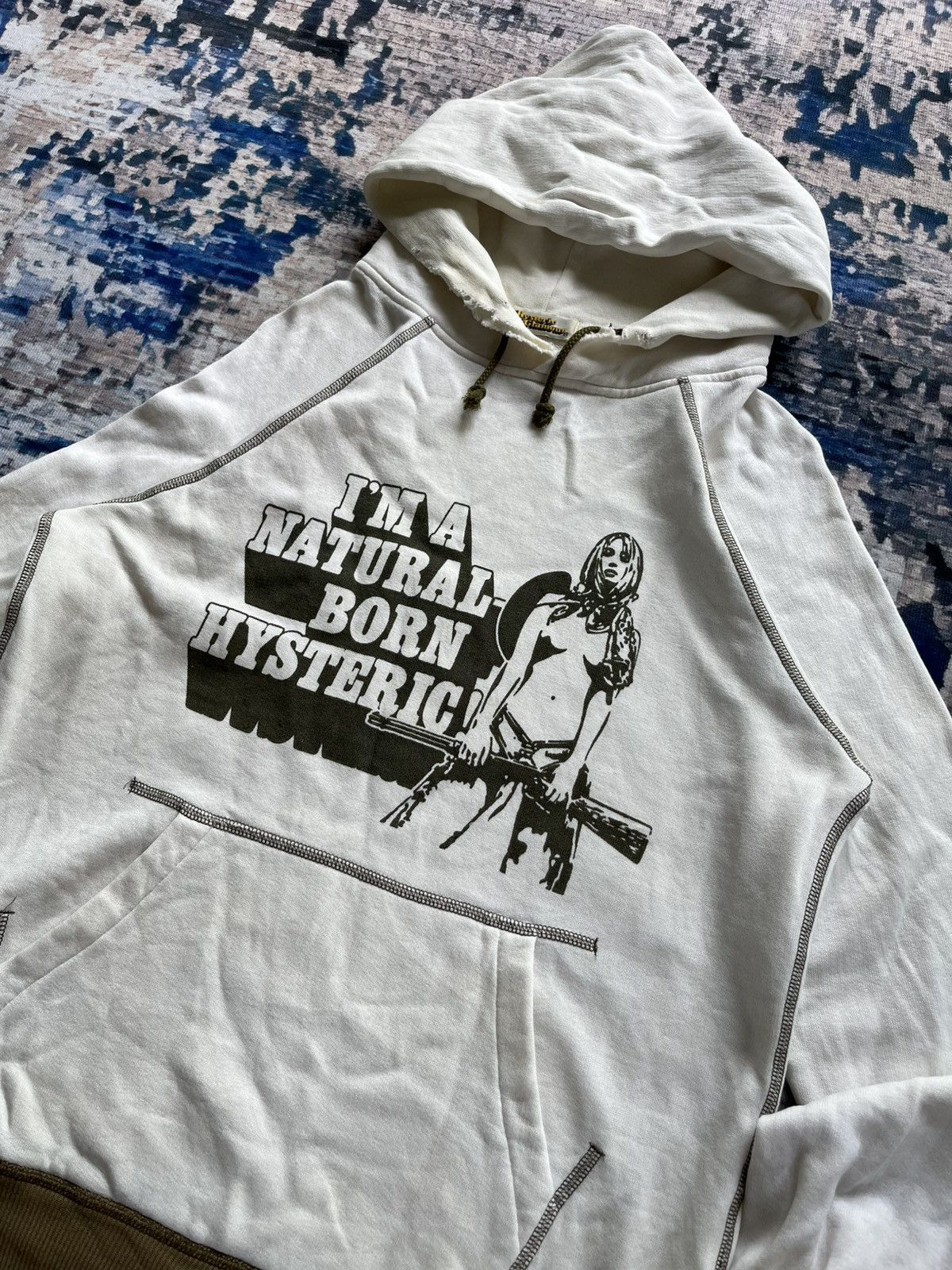 💥Vintage Hysteric Glamour Naked Gun Girl Hoodie Japan 🇯🇵