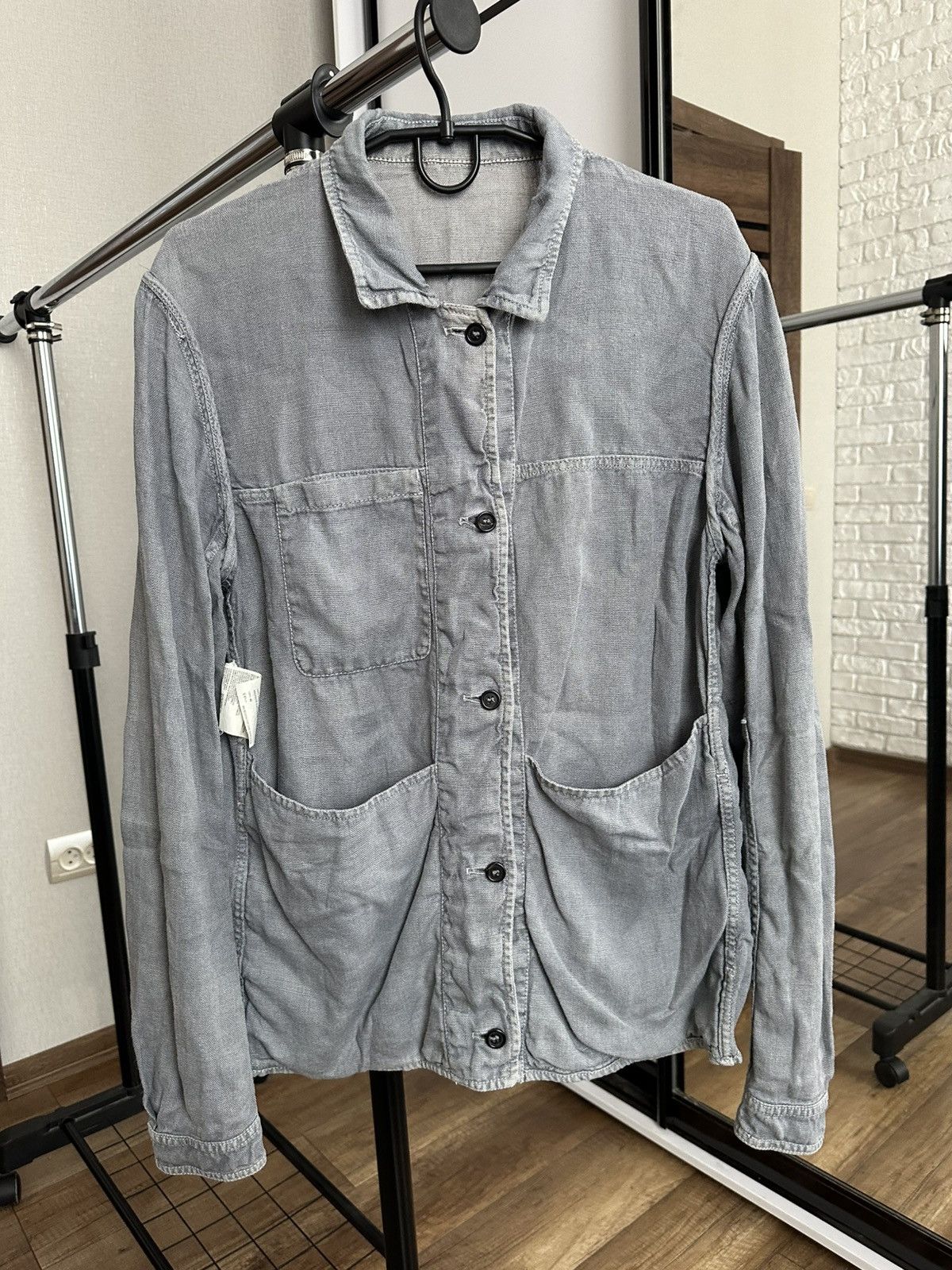 Prada SS 2001 Prada Shirt Overshirt Button Up Long Sleeve Vintage Size US S / EU 44-46 / 1 - 12 Thumbnail