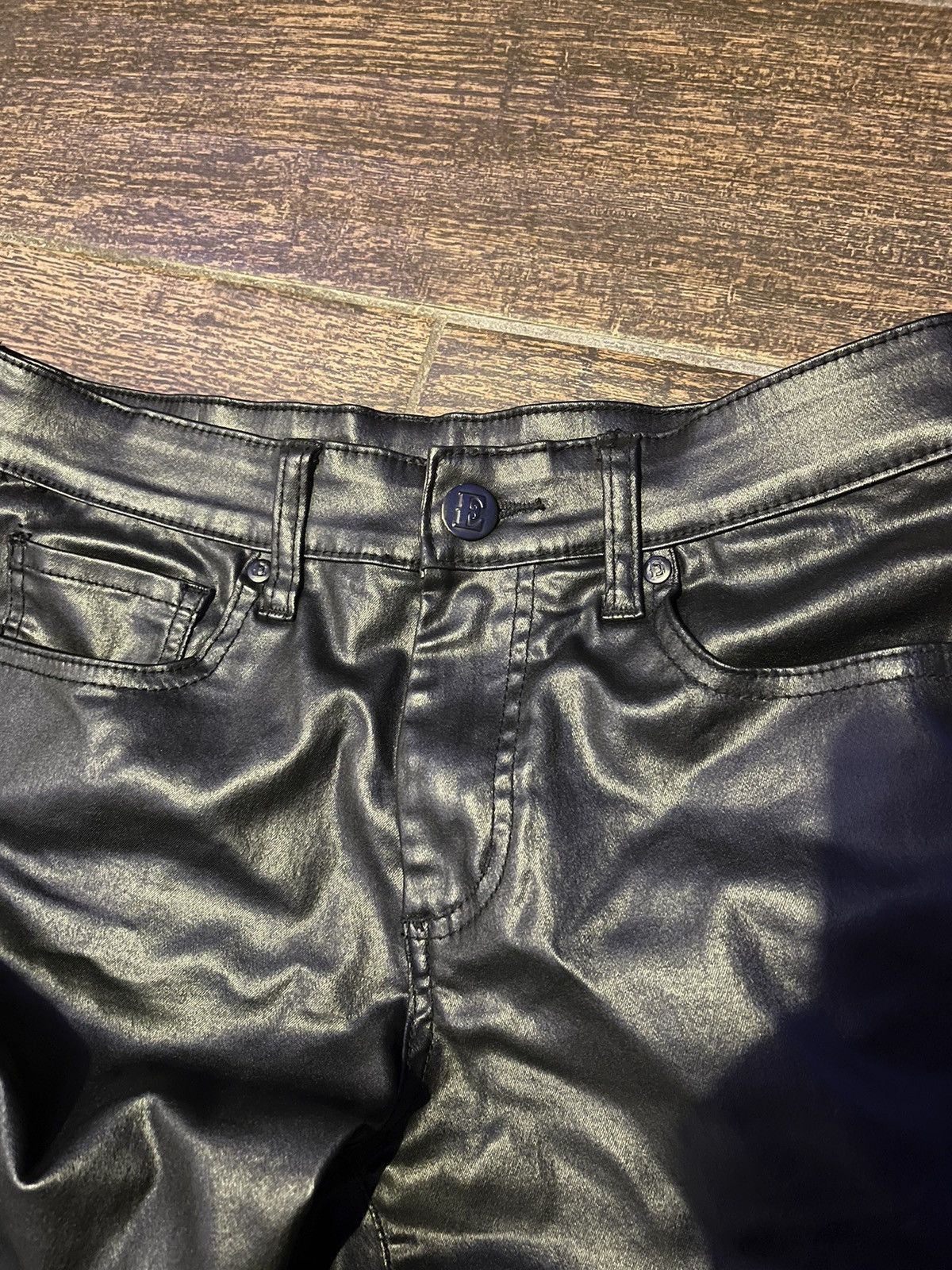 Streetwear Stacked waxed denim Grailed