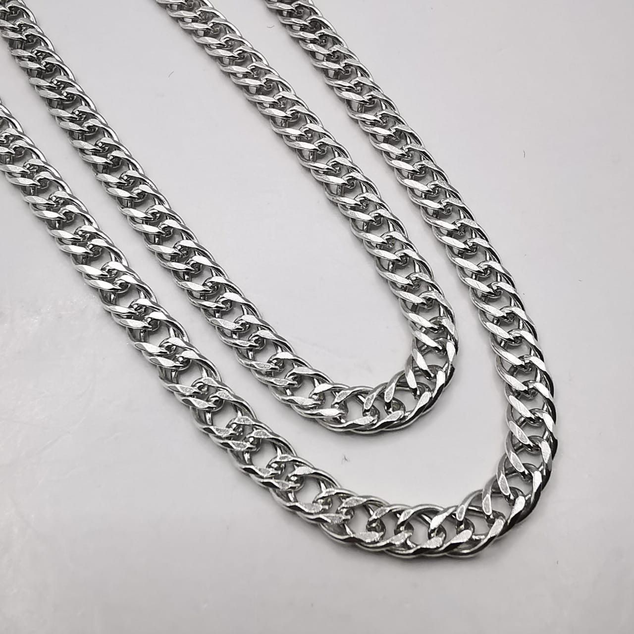 Sterling Silver Vintage Chain Necklece,925 Sterling Silver,Signed , 13,22g Size ONE SIZE - 2 Thumbnail