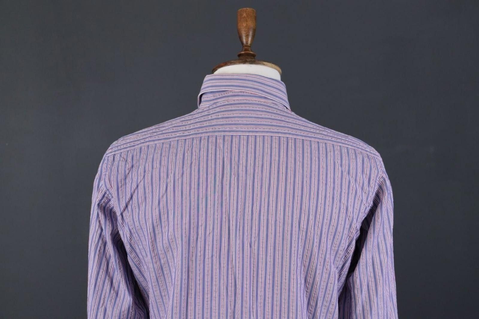 Etro Etro Milano Multicolor Striped Button Down Shirt Size 40 Size US M / EU 48-50 / 2 - 6 Thumbnail