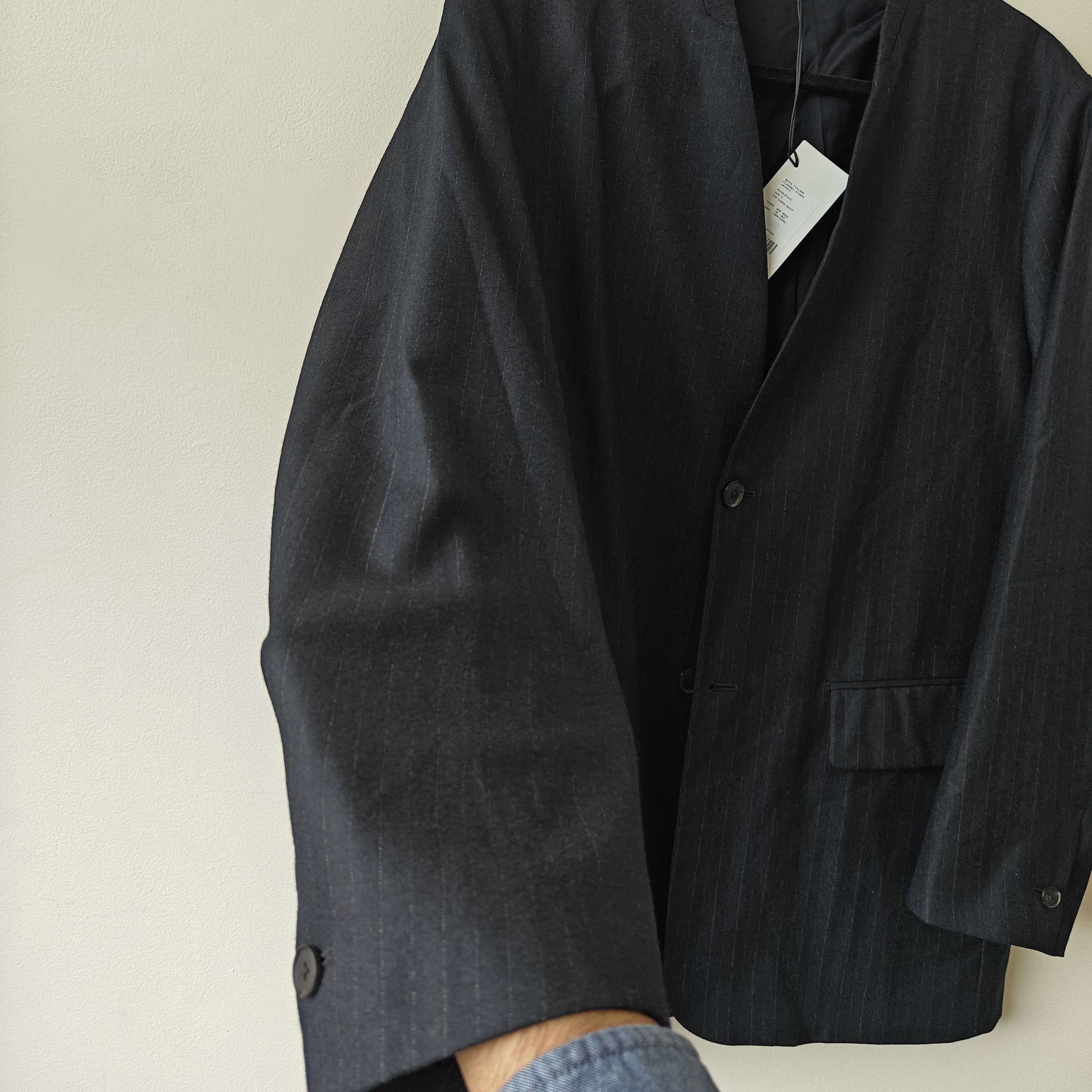 Auralee NWT Navy pinstripe silk wool blazer size 2 $1100 japan Size US M / EU 48-50 / 2 - 12 Thumbnail