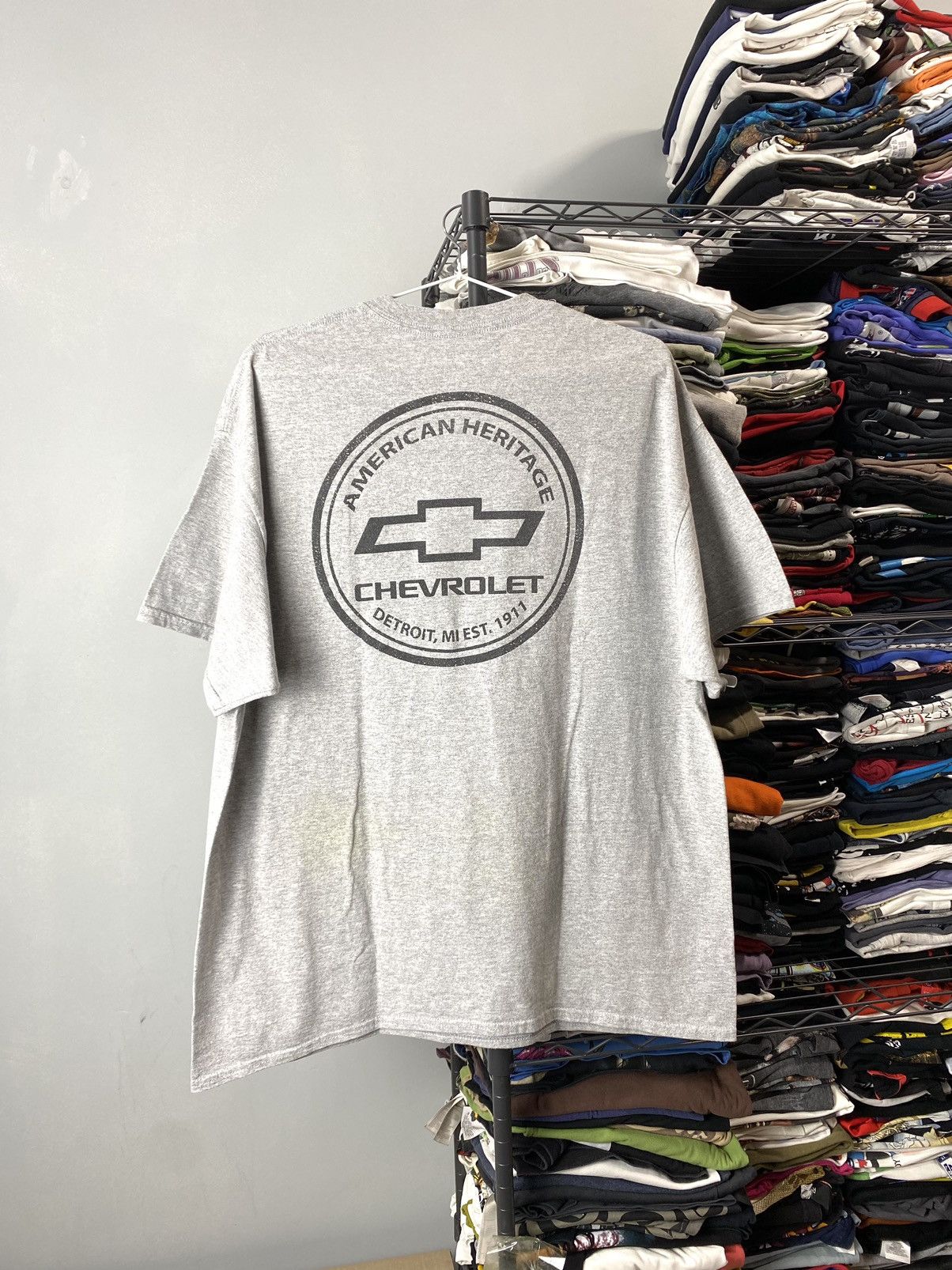 NASCAR Vintage Chevrolet American Heritage Racing T Shirt Size US XL / EU 56 / 4 - 1 Thumbnail