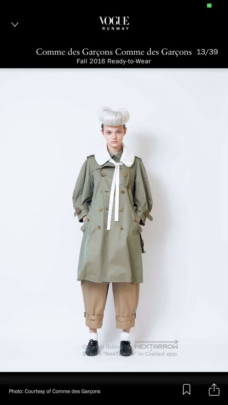 Comme des Garcons Comme Des Garcons size M Utility Cargo Pants in Jade Beetl Size 23" - 6 Thumbnail