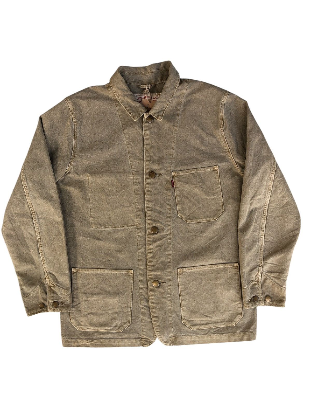 Levi's Chore Jacket Distressed Denim