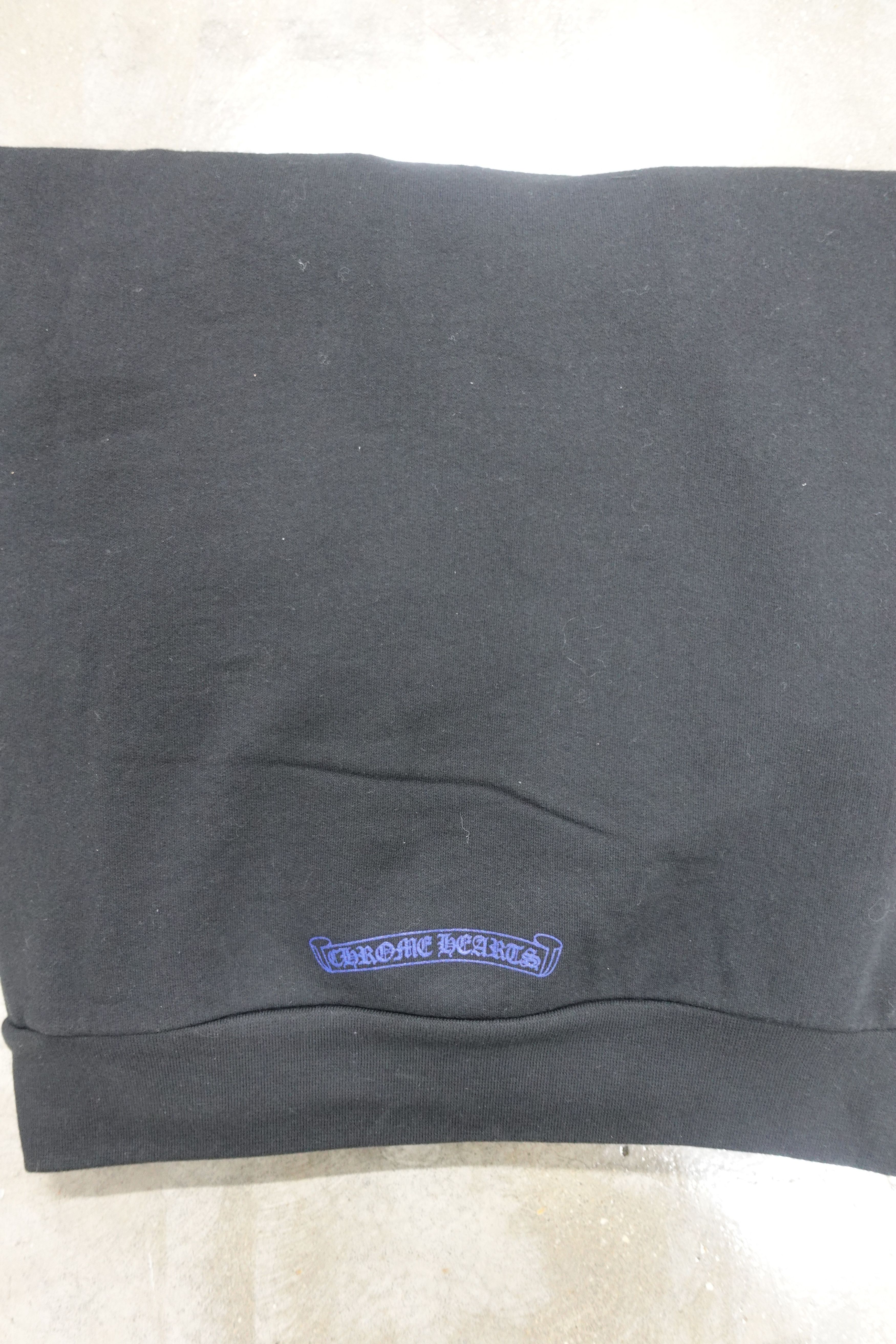 Chrome Hearts CHROME HEARTS SCRIPT PULLOVER HOODIE BLACK/BLUE Size US L / EU 52-54 / 3 - 4 Thumbnail