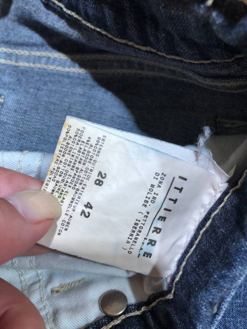 Versace Jeans Couture Versace Jeans Couture Denim Washed Y2K Size 28" / US 6 / IT 42 - 3 Thumbnail