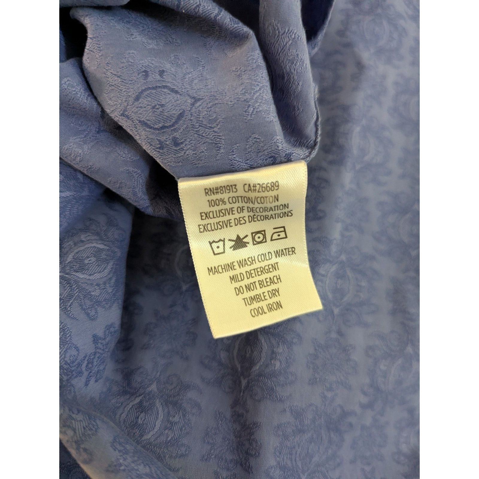 Robert Graham Robert Graham Men's 2XL Short Sleeve Button Down Shirt Blue Size US XXL / EU 58 / 5 - 8 Thumbnail