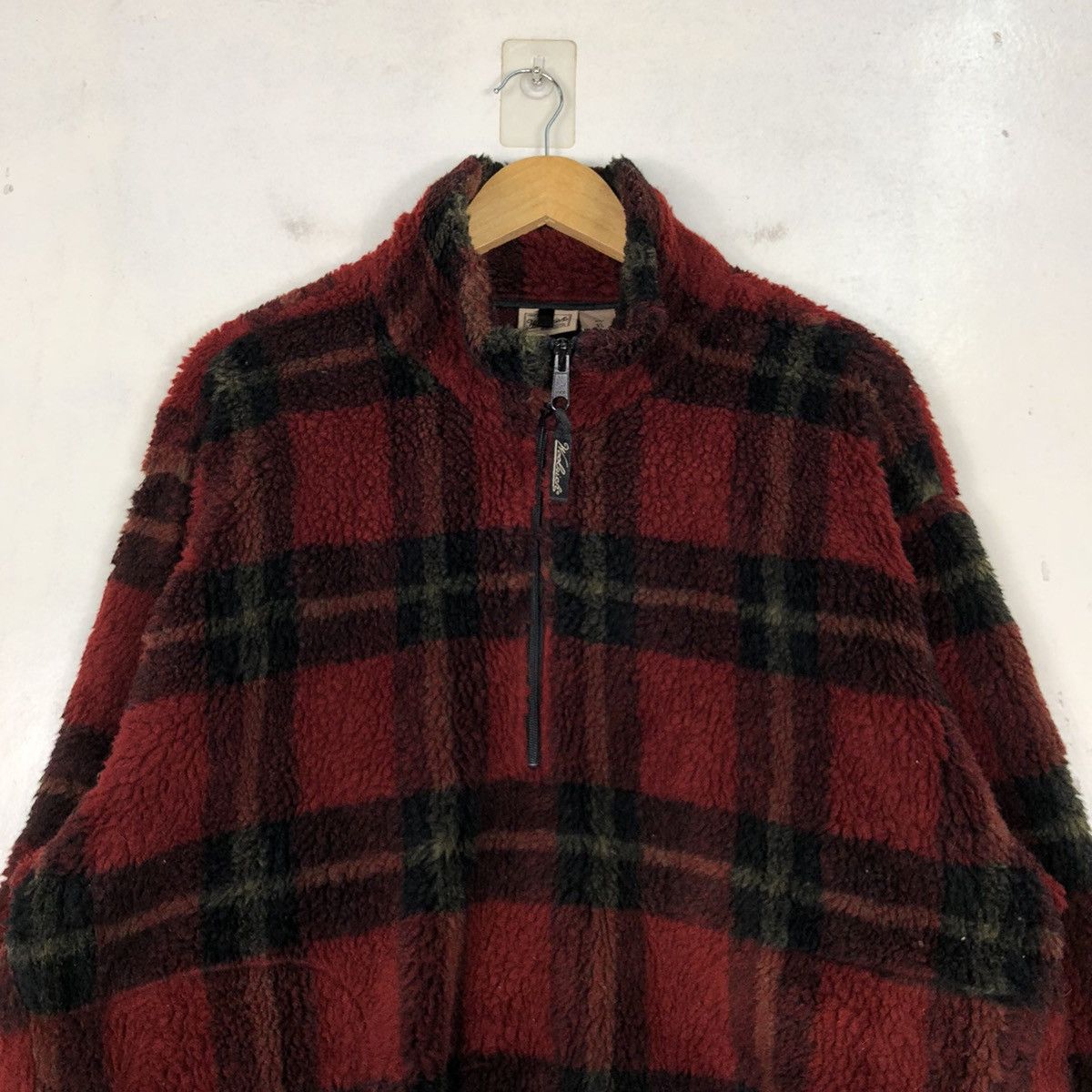 Woolrich Woolen Mills Vintage Woolrich Checkered Fleece Jacket Size US XL / EU 56 / 4 - 2 Thumbnail