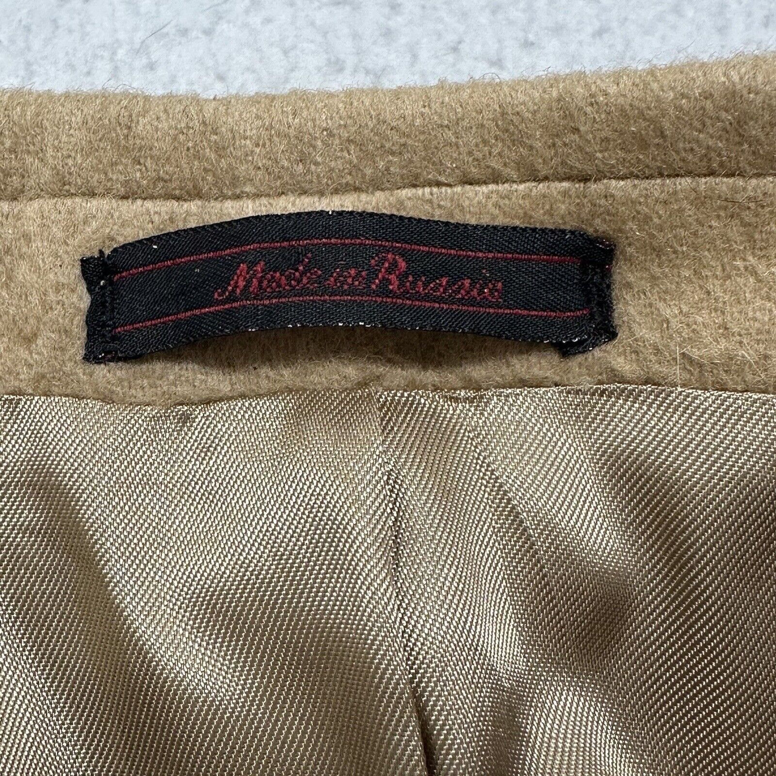 Other Christopher Hayes 42S 100% Camelhair Suit Jacket Beige Coat Size 42S - 11 Thumbnail