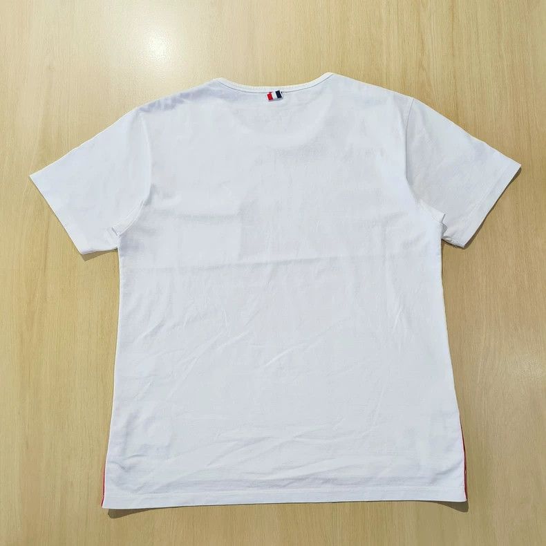 Thom Browne Thom Browne White round-neck T-shirt Size US M / EU 48-50 / 2 - 2 Thumbnail