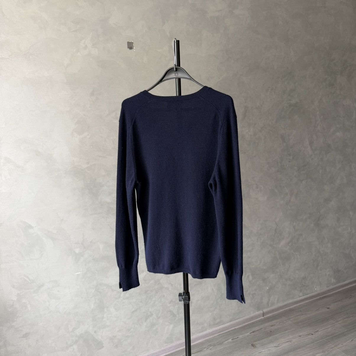 Other Eric Bompard Cashmere V Neck Sweater Size XXL / US 16-18 / IT 52-54 - 5 Thumbnail
