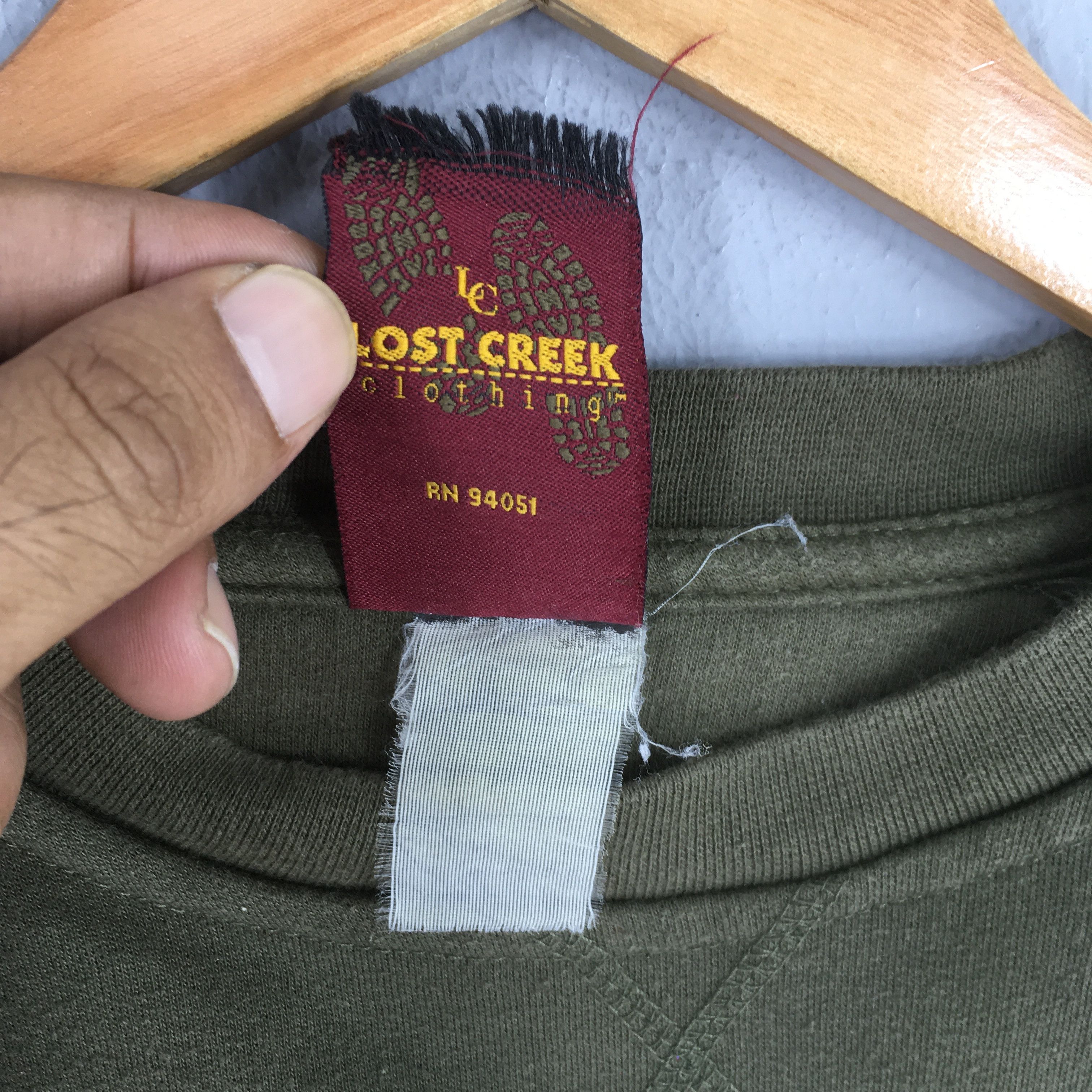 Vintage Vintage Lost Creek Eagle Green Sweatshirt 2XLarge Size US XXL / EU 58 / 5 - 5 Thumbnail