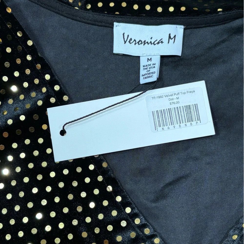 Other VeronicaM Velvet Puff Top NWT Size M / US 6-8 / IT 42-44 - 3 Thumbnail