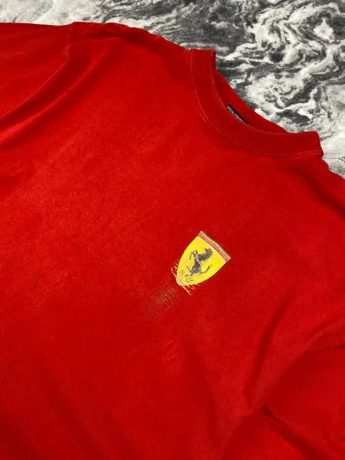 Ferrari Vintage Ferrari T-Shirt 1999 F1 Chrome Logo Chrome Horse Size US XL / EU 56 / 4 - 3 Thumbnail