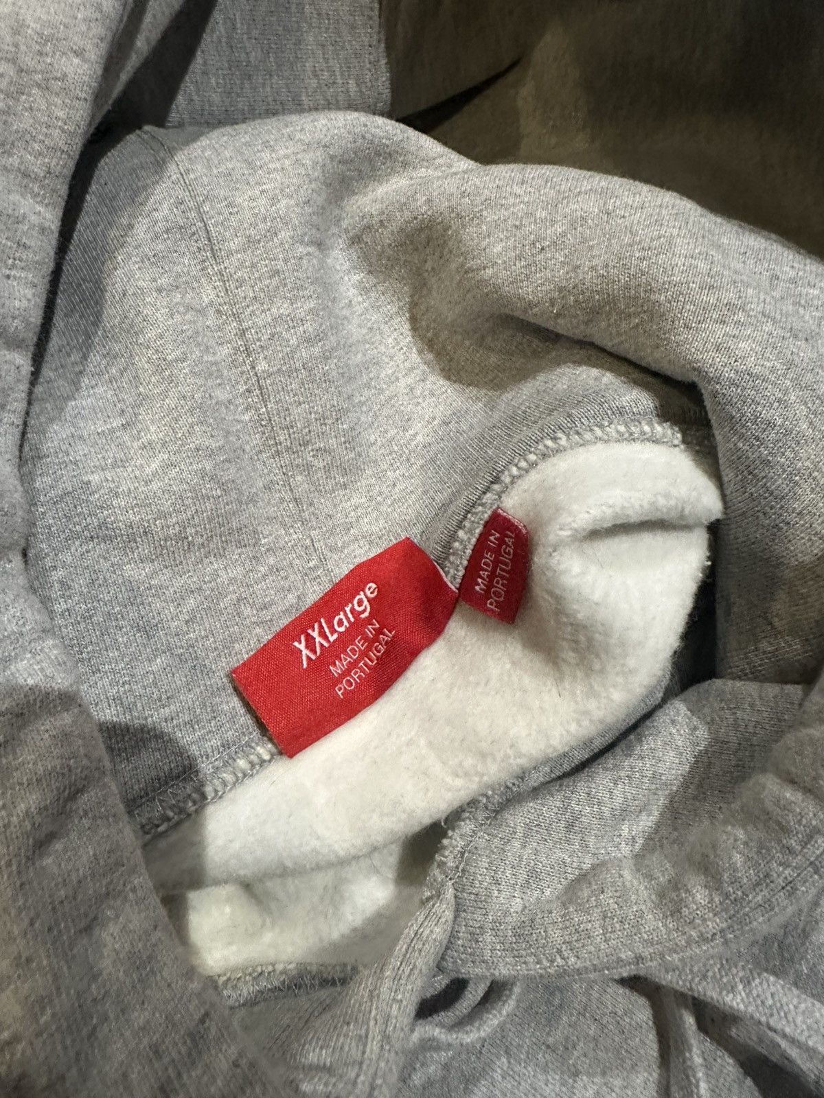 Supreme Heather Grey Handstyle Graffiti Chainstitch Pullover Hoodie Size US XXL / EU 58 / 5 - 8 Thumbnail