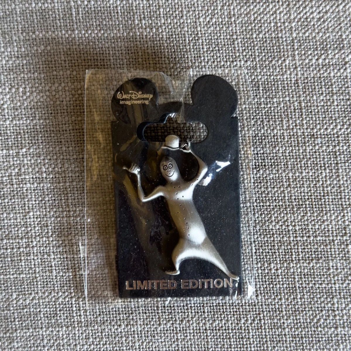 Disney Haunted Mansion Hitchhiking Ghosts Series Silver Ezra Size ONE SIZE - 3 Thumbnail