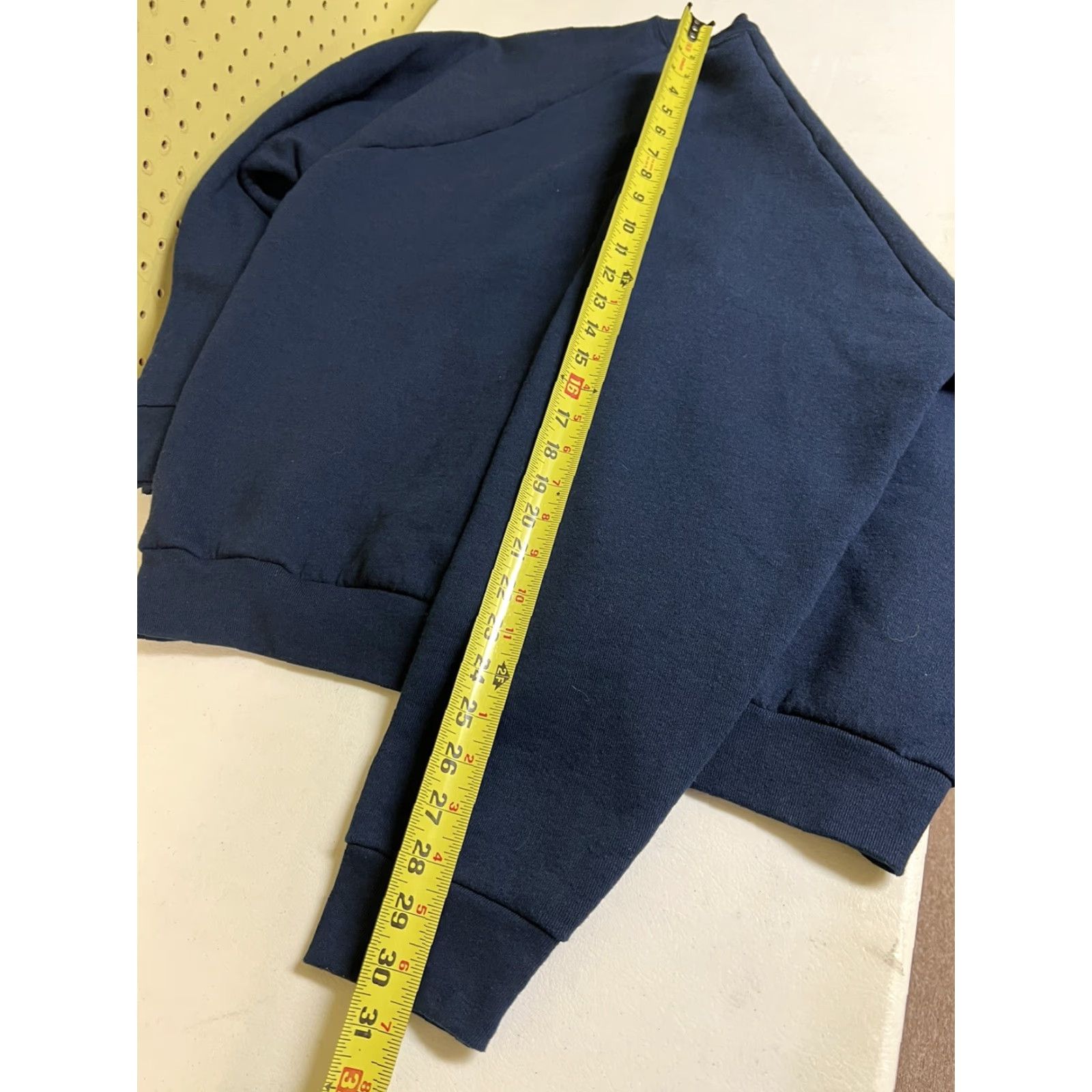 Fruit Of The Loom VINTAGE Fruit of the Loom Sweater Pullover Crew Neck Blue XL Men 80s Casual Knit Sweatshirt Blank Size US XL / EU 56 / 4 - 5 Thumbnail