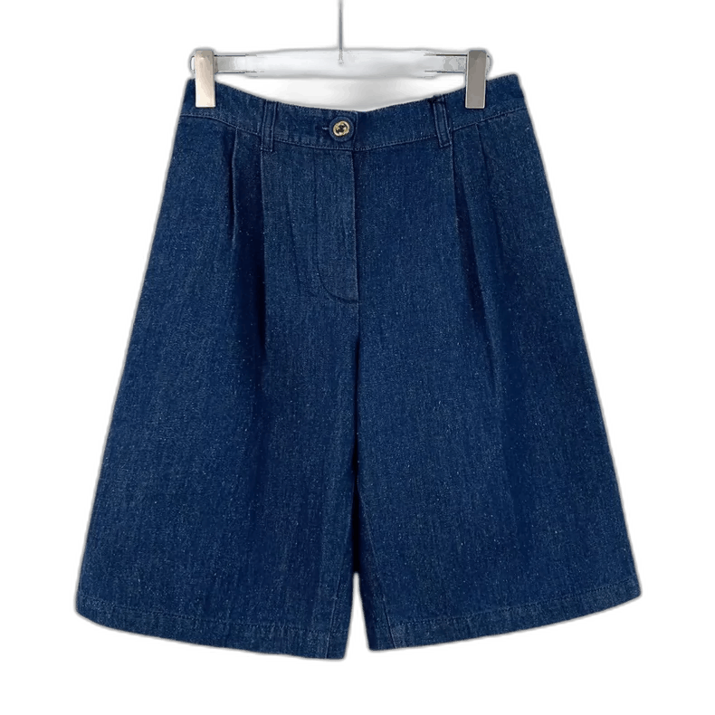 Gucci Gucci Dark Blue Cotton Casual Shorts Size 38" / US 16 / IT 52 - 1 Thumbnail