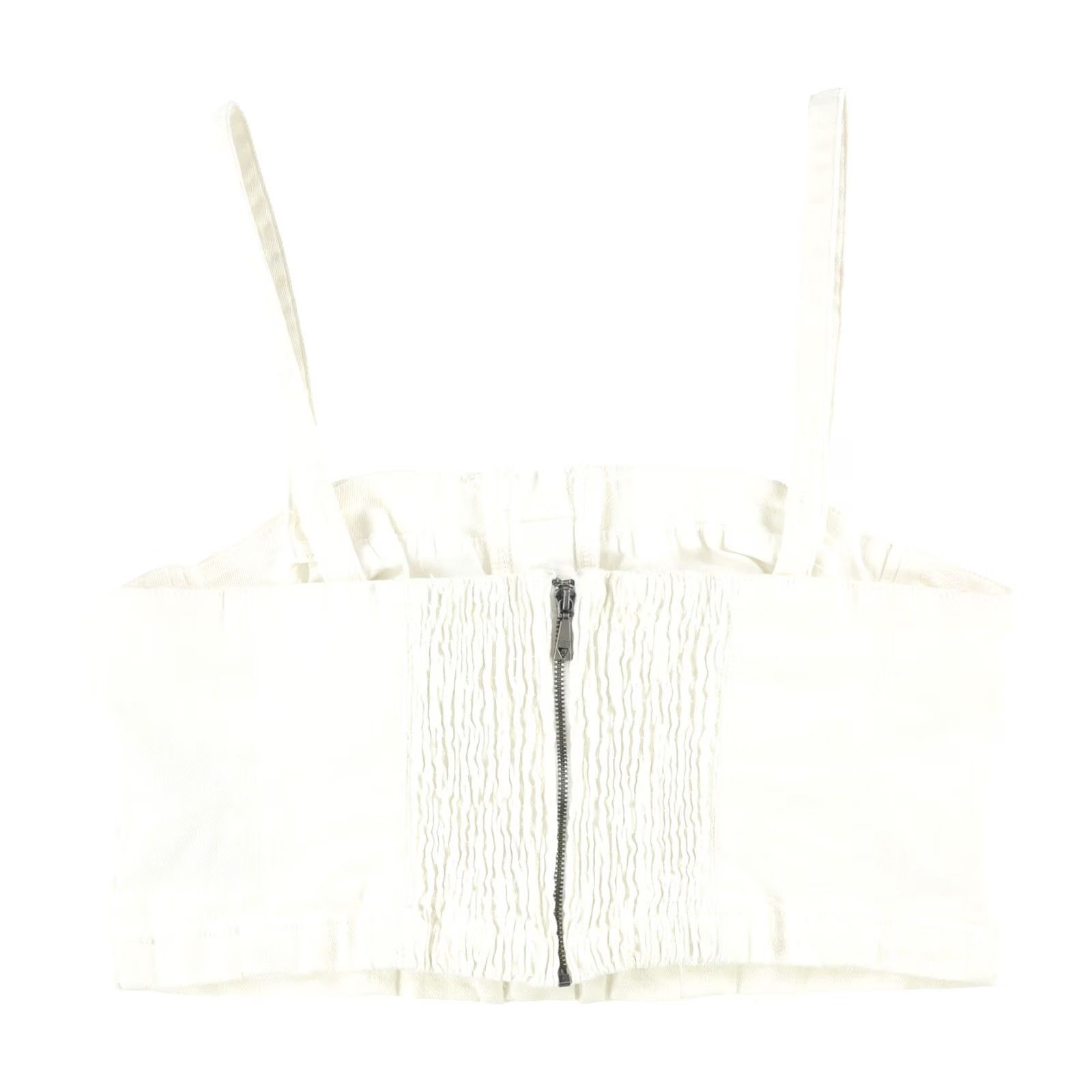 Guess GUESS Womens Lace Up Cecila Bustier Blouse White XL Size XL / US 12-14 / IT 48-50 - 2 Thumbnail